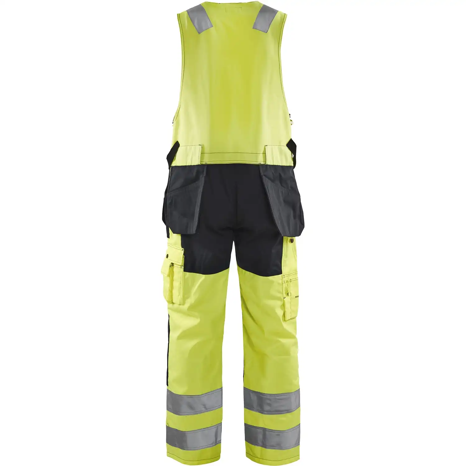 Warnschutz Kombihose "2653" in gelb/schwarz, C44 - Thumbnail 2