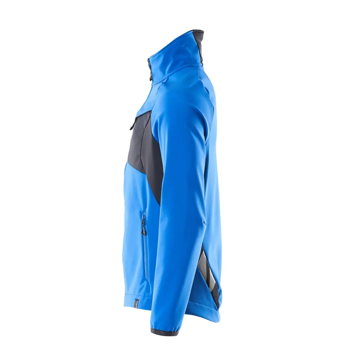 Softshelljacke "ACCELERATE" in azurblau/schwarzblau, XS - Thumbnail 3