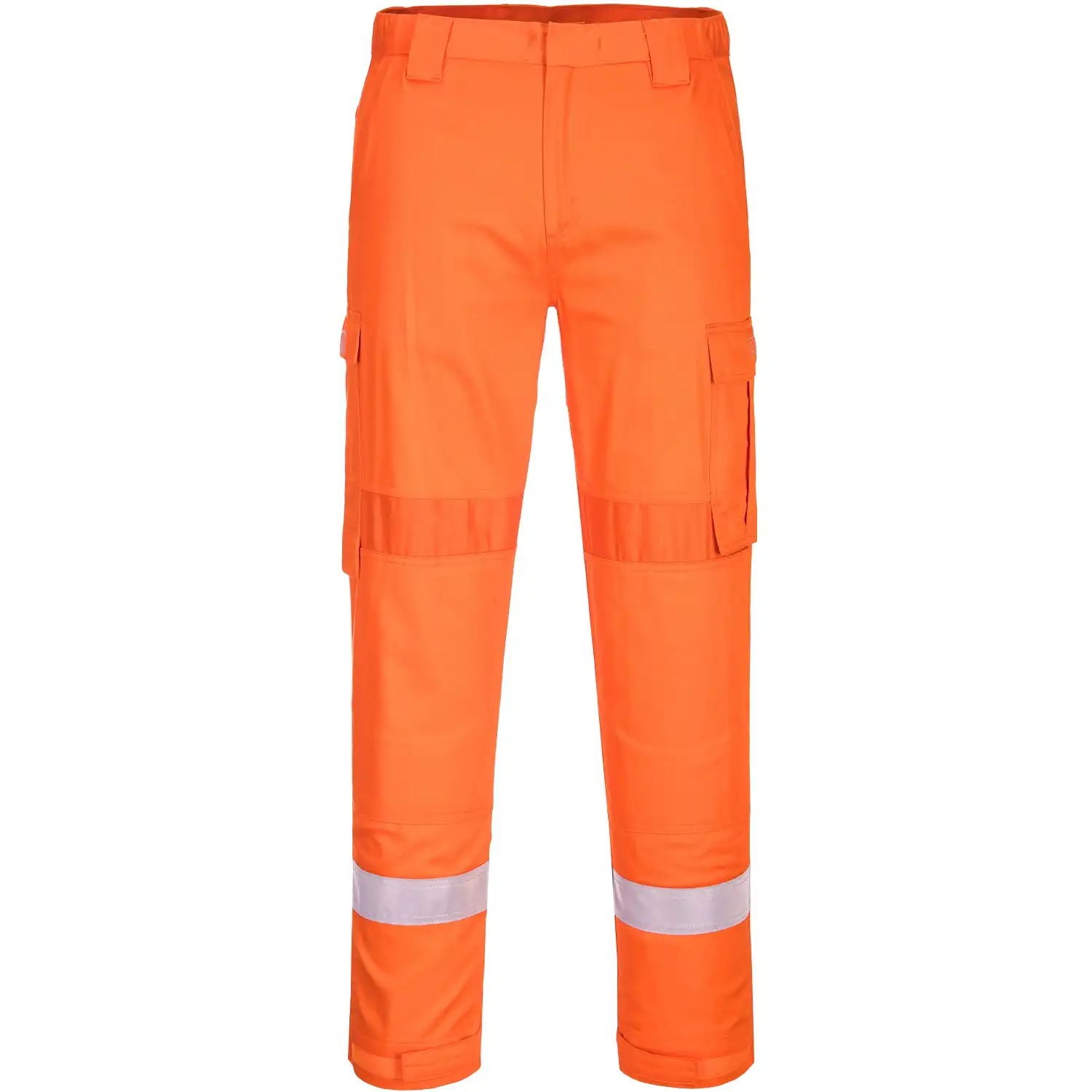 Multinorm Bundhose "FR401" Bizflame Plus in Orange, L - Thumbnail 1