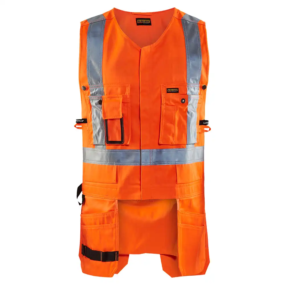 Warnschutz-Montageweste "3027" in Orange, 3XL - Thumbnail 1