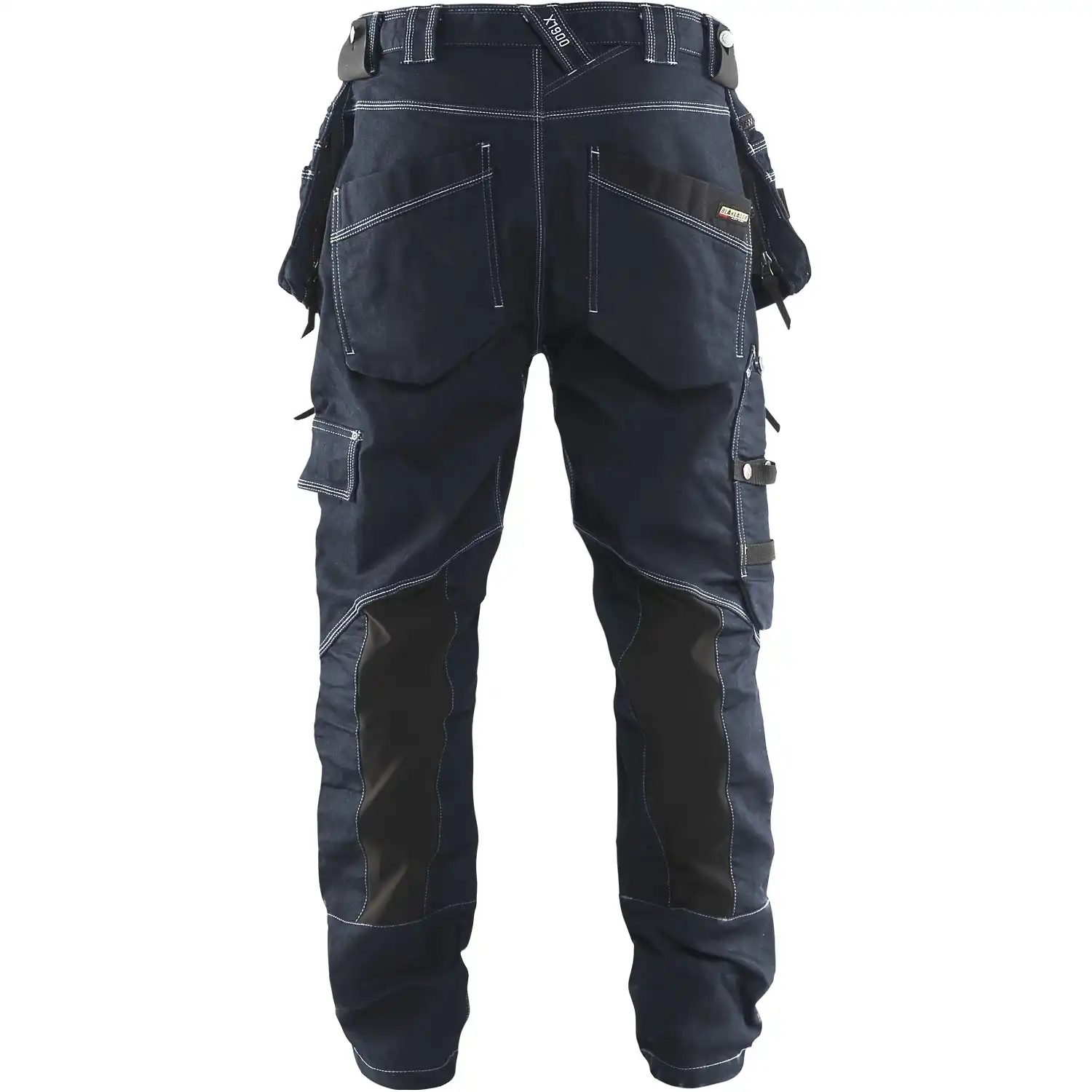 Stretch Jeans-Handwerkerhose "X1900" in marine/schwarz, C46 - Thumbnail 2