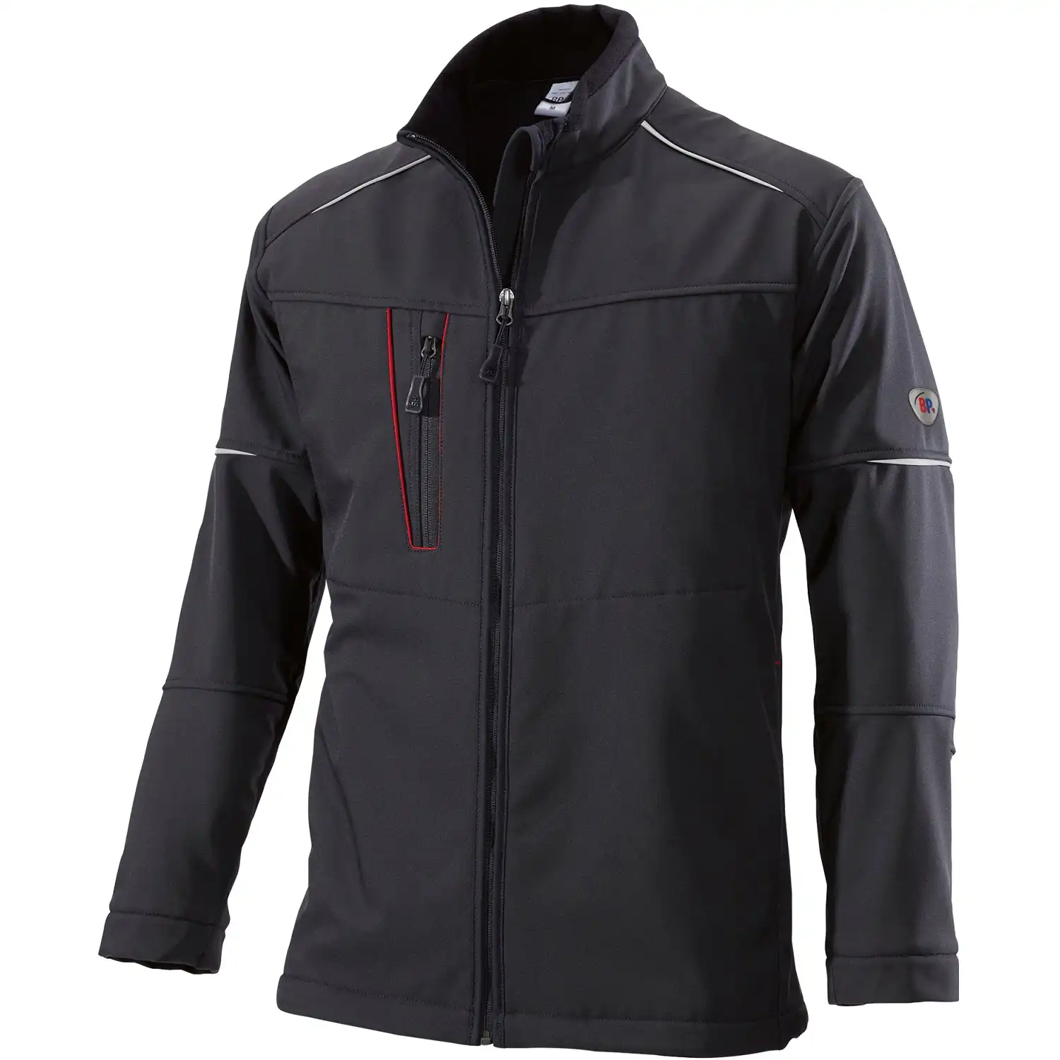 Softshelljacke "1868-572" Outdoor in schwarz, XS - Thumbnail 1
