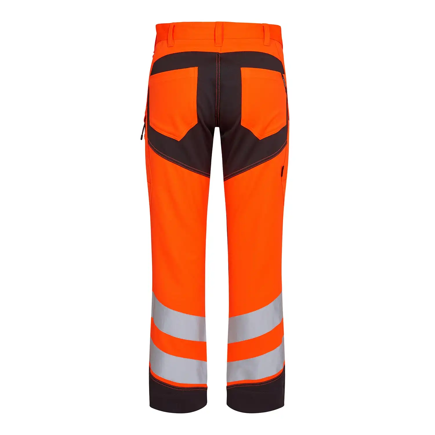 Warnschutz Stretch Bundhose "2544-314" Safety Kl. 2 in orange/grau, 54 - Thumbnail 2