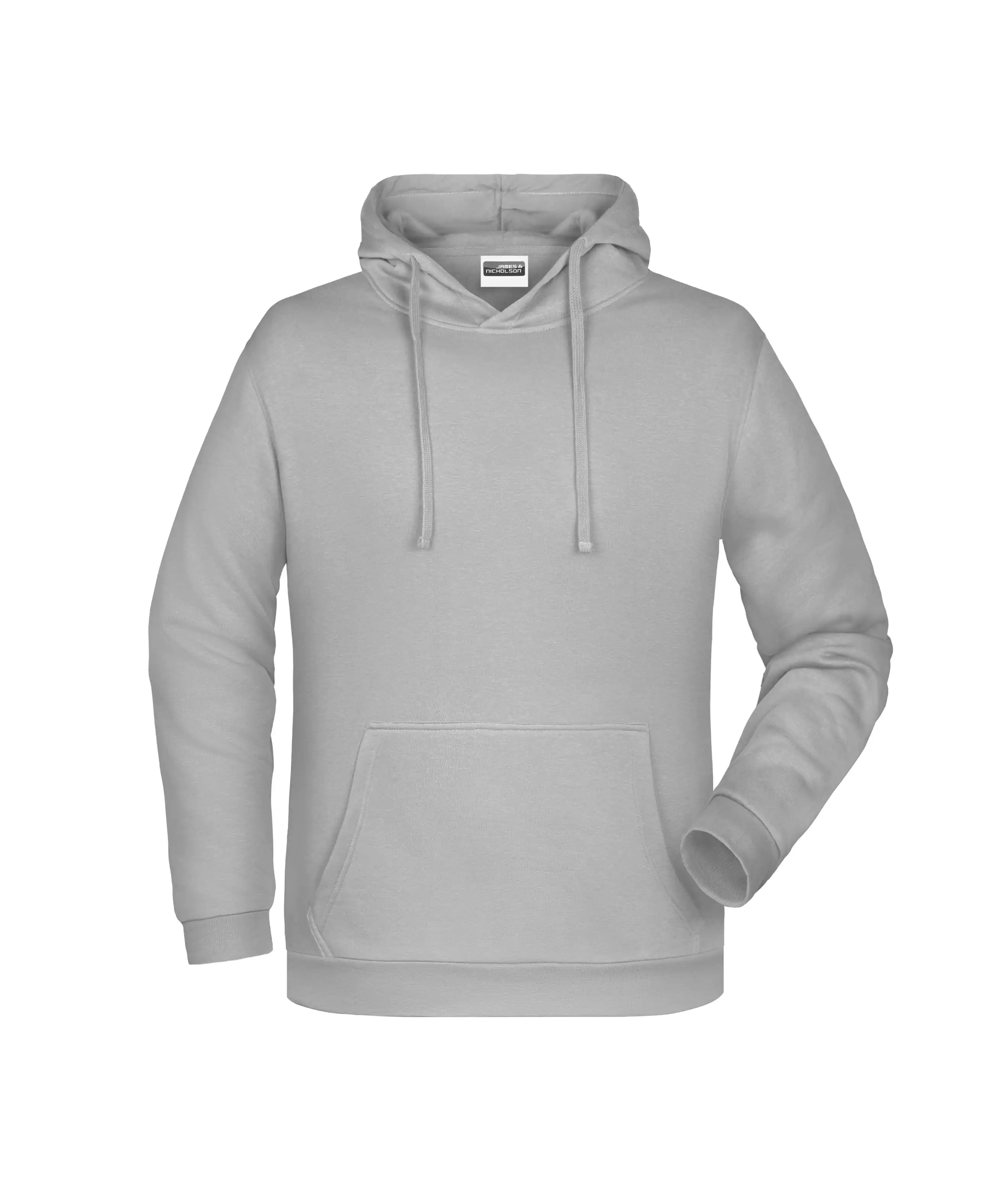 Herren Basic Hoody "JN796" in ash, XXL - Bild 1
