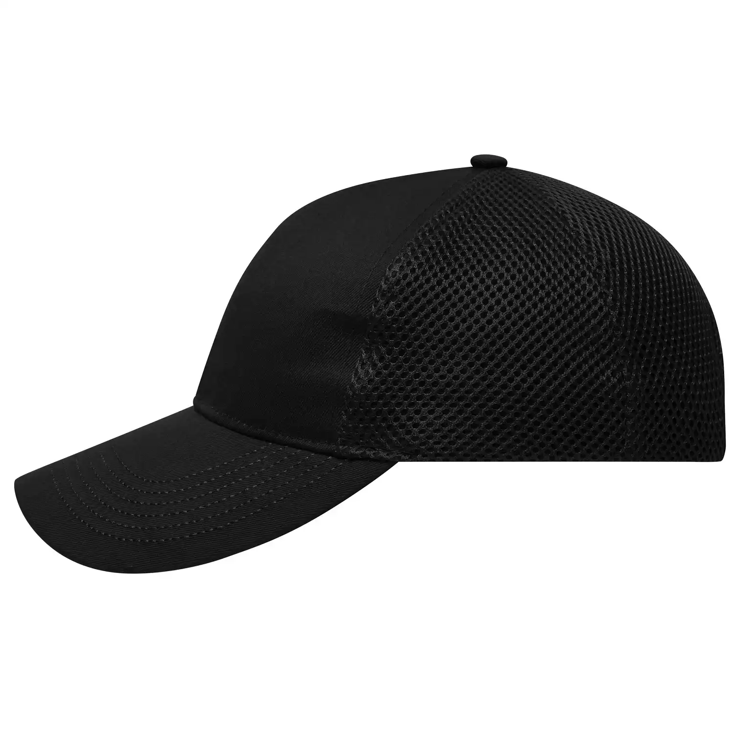 Mesh Basecap "MB6216" 6-Panel-Air in black - Bild 1