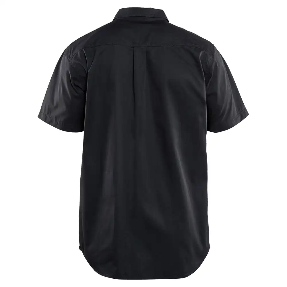 Arbeitshemd "3296" kurzarm in schwarz, L - Thumbnail 2