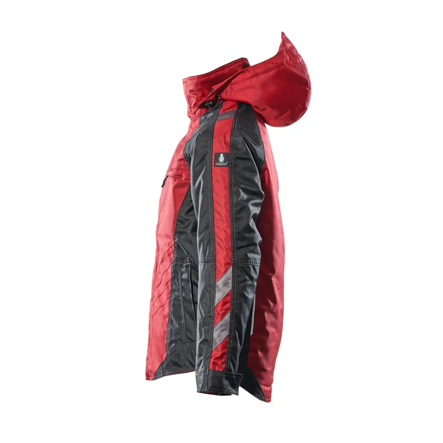 Pilotjacke "FRANKFURT" Unique mehrfarbig in rot/schwarz, XXL - Thumbnail 3