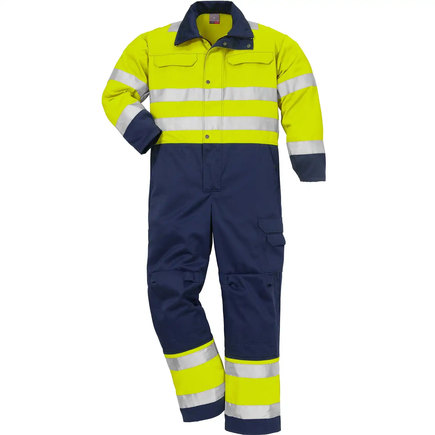 Warnschutz Overall "8601 TH" gelb/marine in 3XL - Thumbnail 1