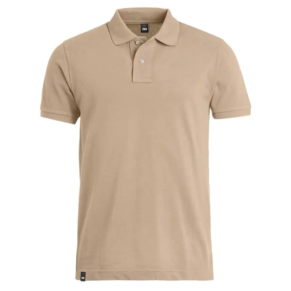 Polo-Shirt "DANIEL" in beige, 3XL - Thumbnail 1