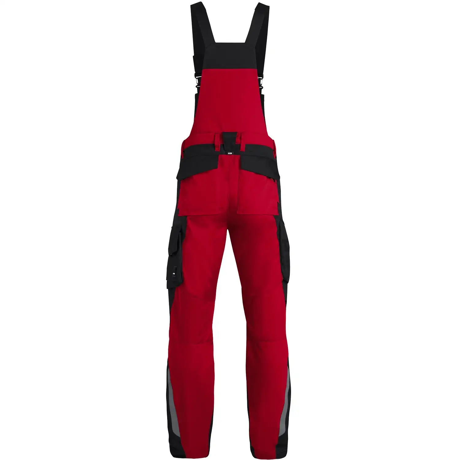 Latzhose "PASCAL" in rot/schwarz, 62 - Thumbnail 2