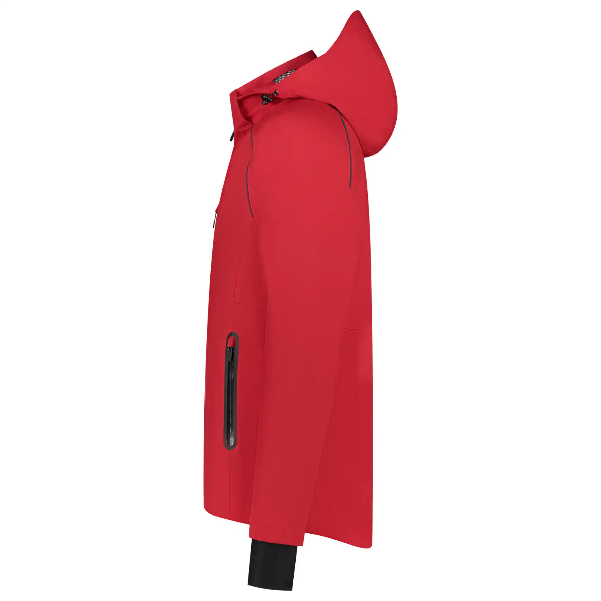 Hardshell Regenjacke "402018" Workwear in red, L - Thumbnail 3