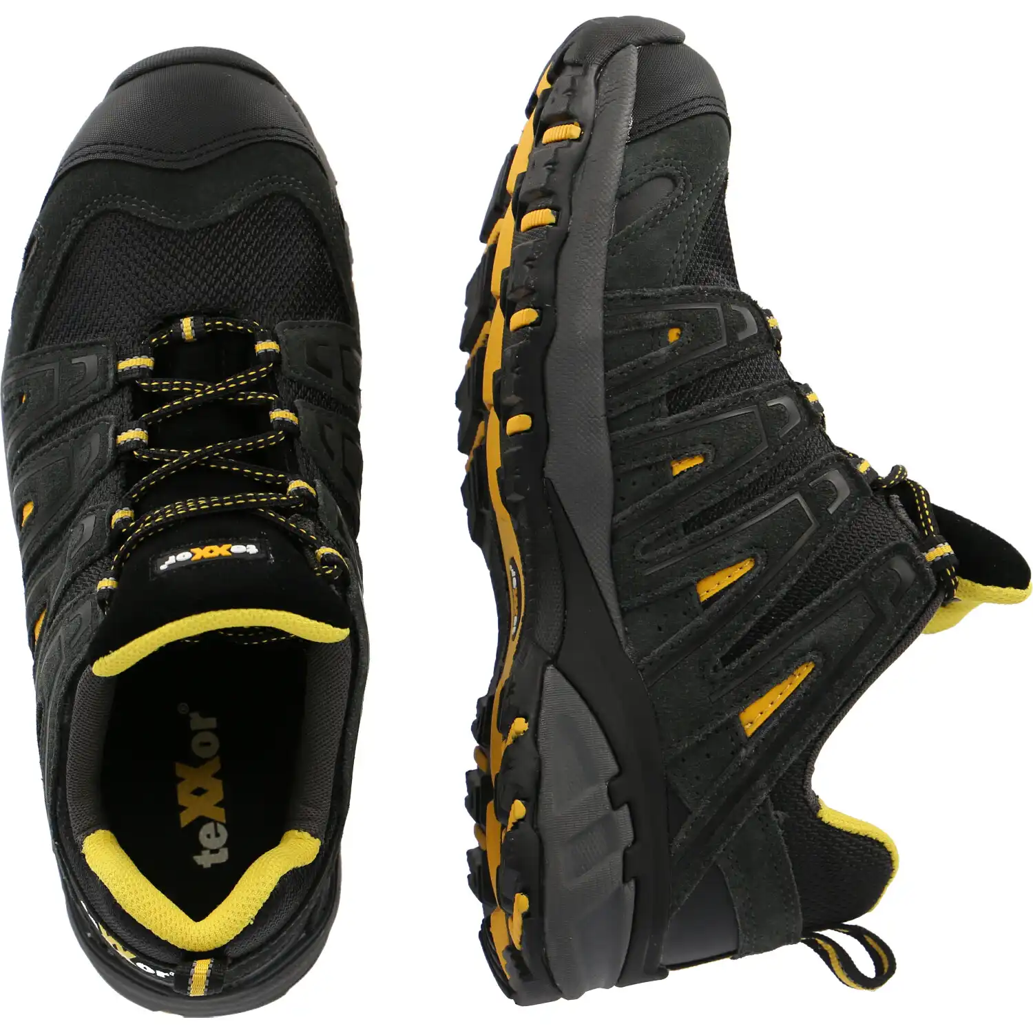 Sicherheitshalbschuhe S1 "LYON" schwarz/gelb in 45 - Thumbnail 2