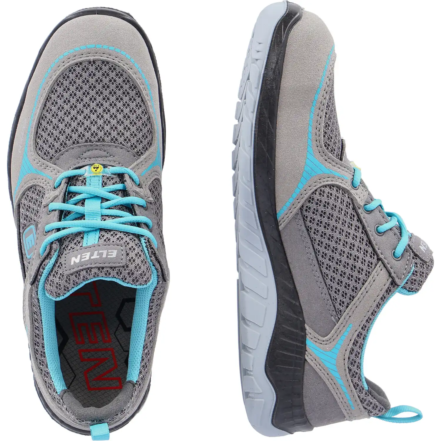 Damen Sicherheitshalbschuhe S1P "MELLI GREY LOW" ESD WELLMAXX in 39 - Thumbnail 2