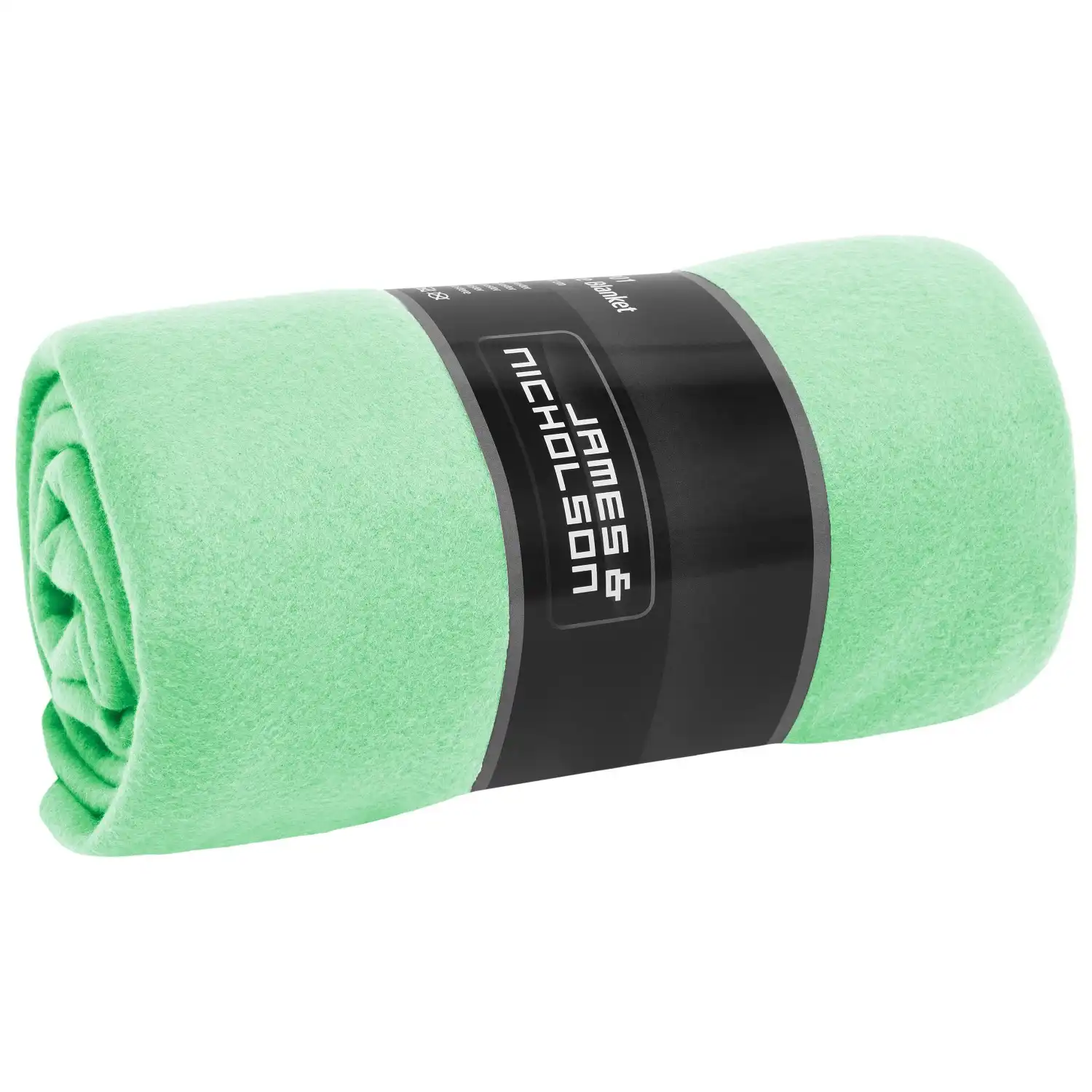 Fleecedecke "JN1901" 130x170 cm in soft-green/green - Thumbnail 1