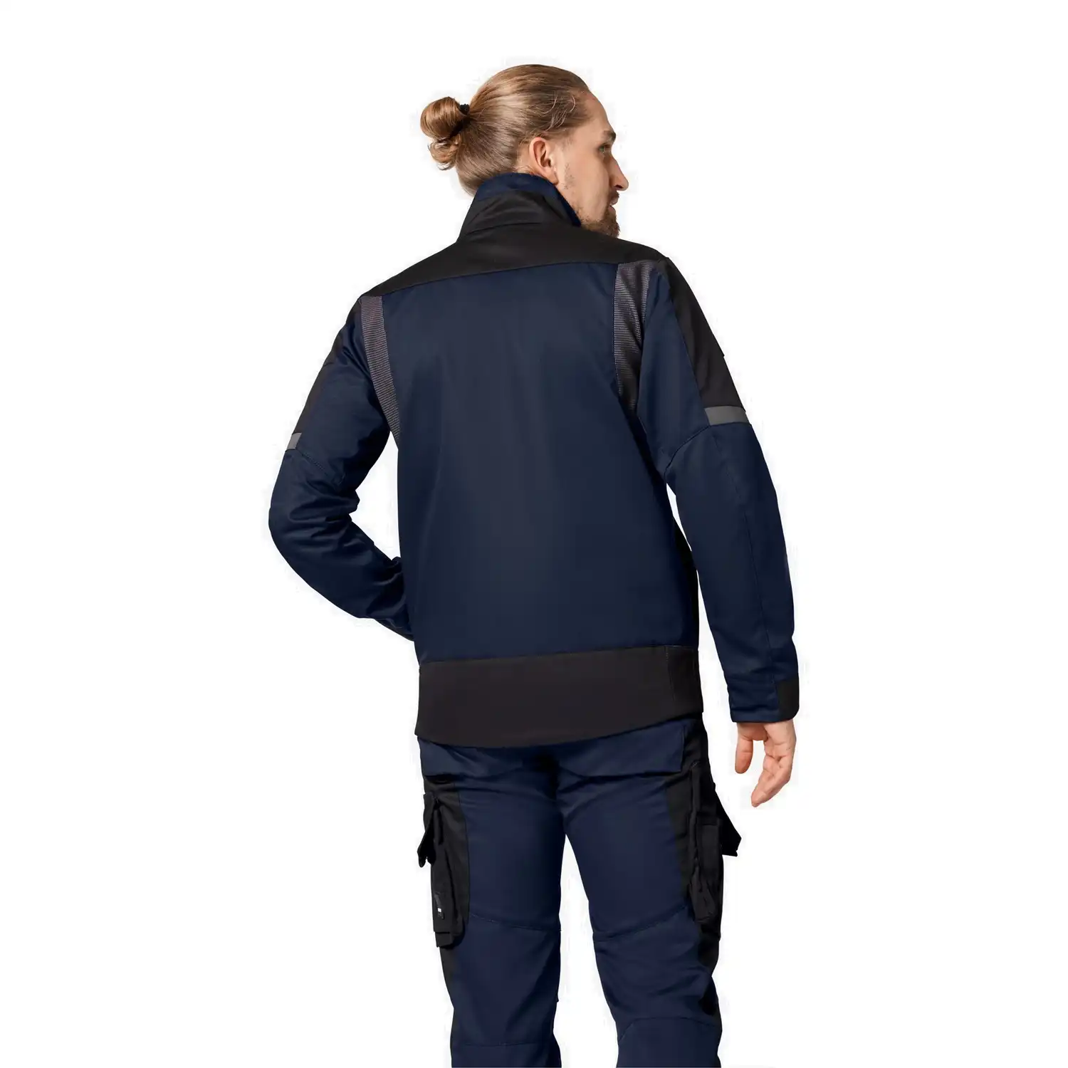 Arbeitsjacke "FRANK" in marine/schwarz, XL - Thumbnail 2