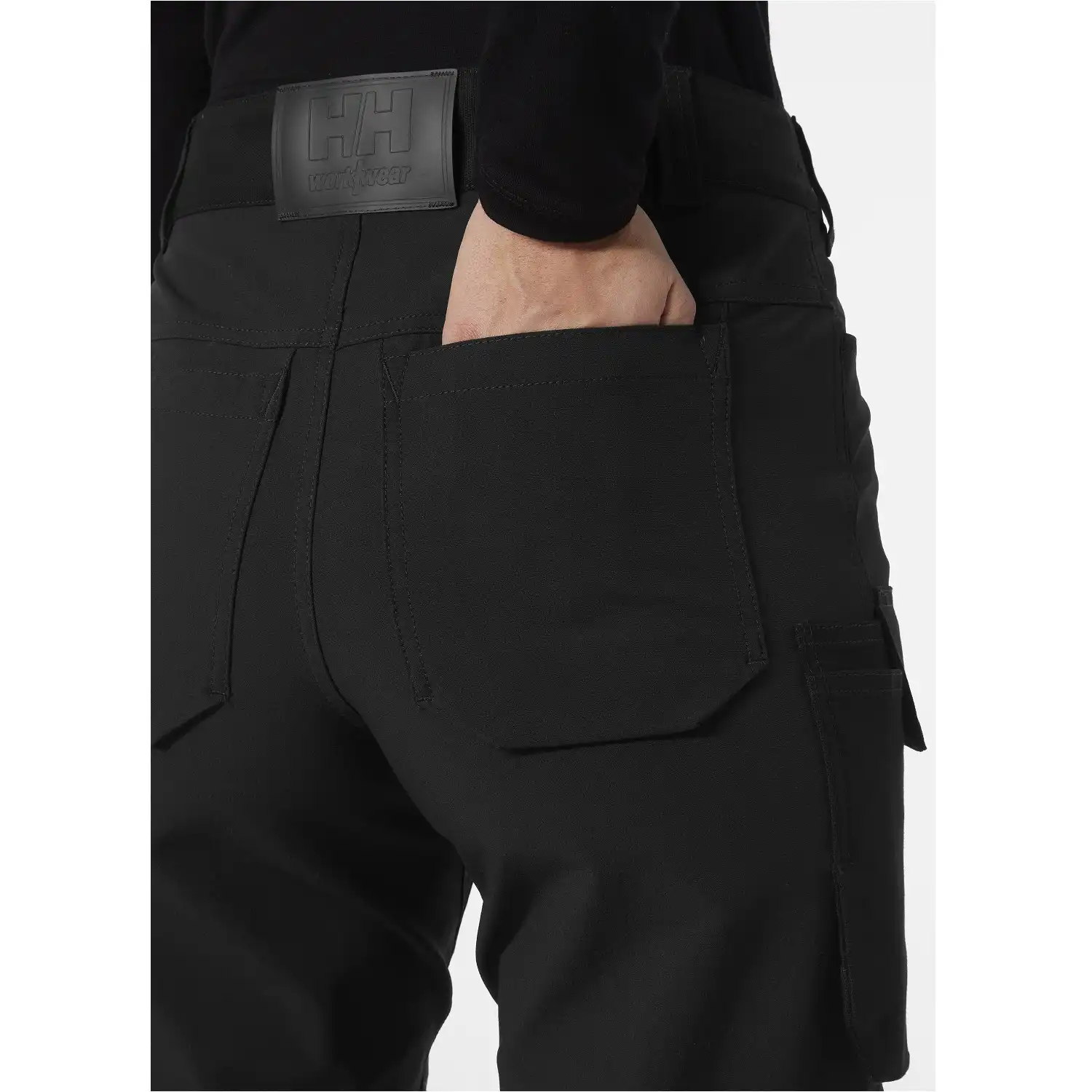 Damen Stret. Servicehose LUNA 4X schwarz in C36 - Thumbnail 5