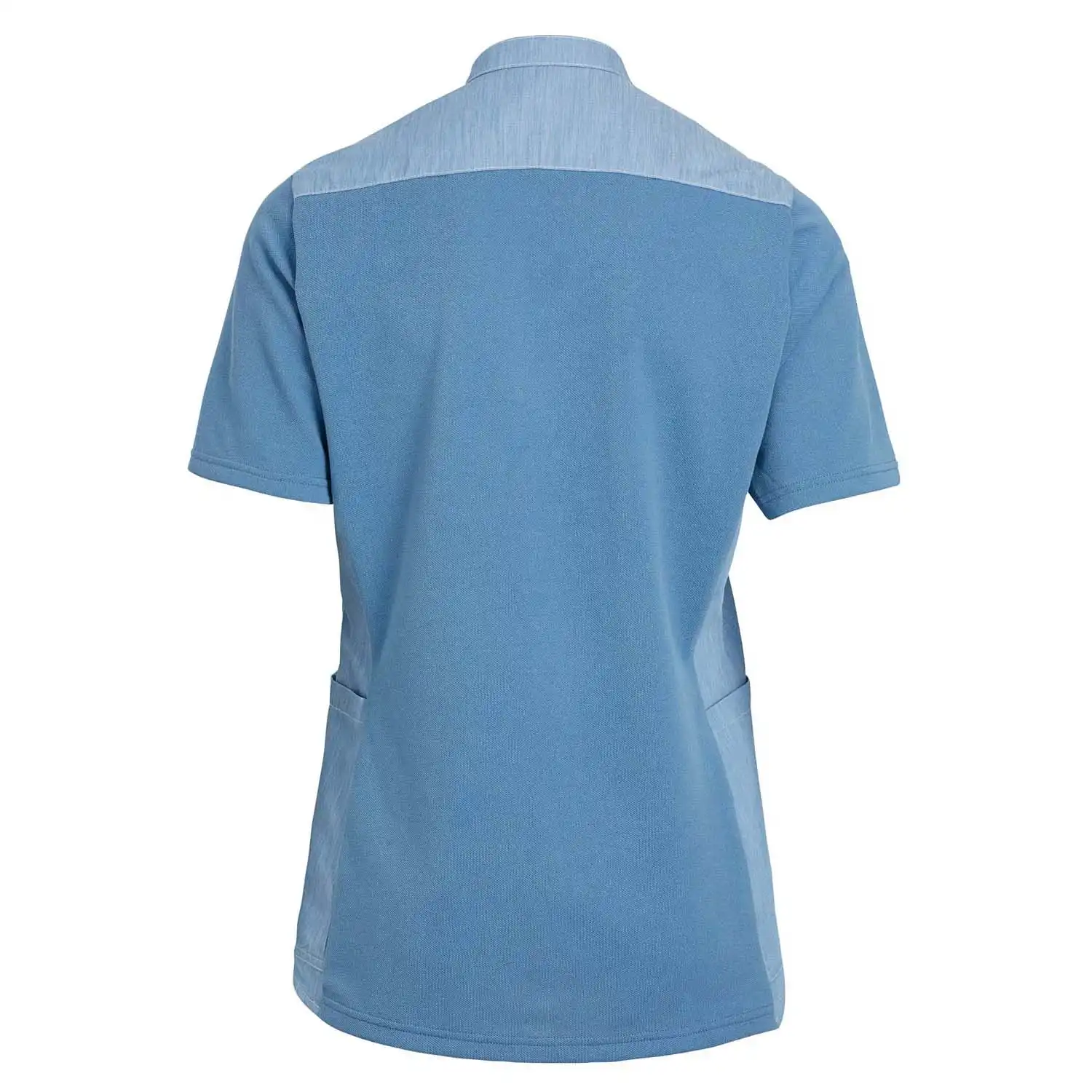 Damen Kasack "15314" Piquée in hellblau, L - Thumbnail 2