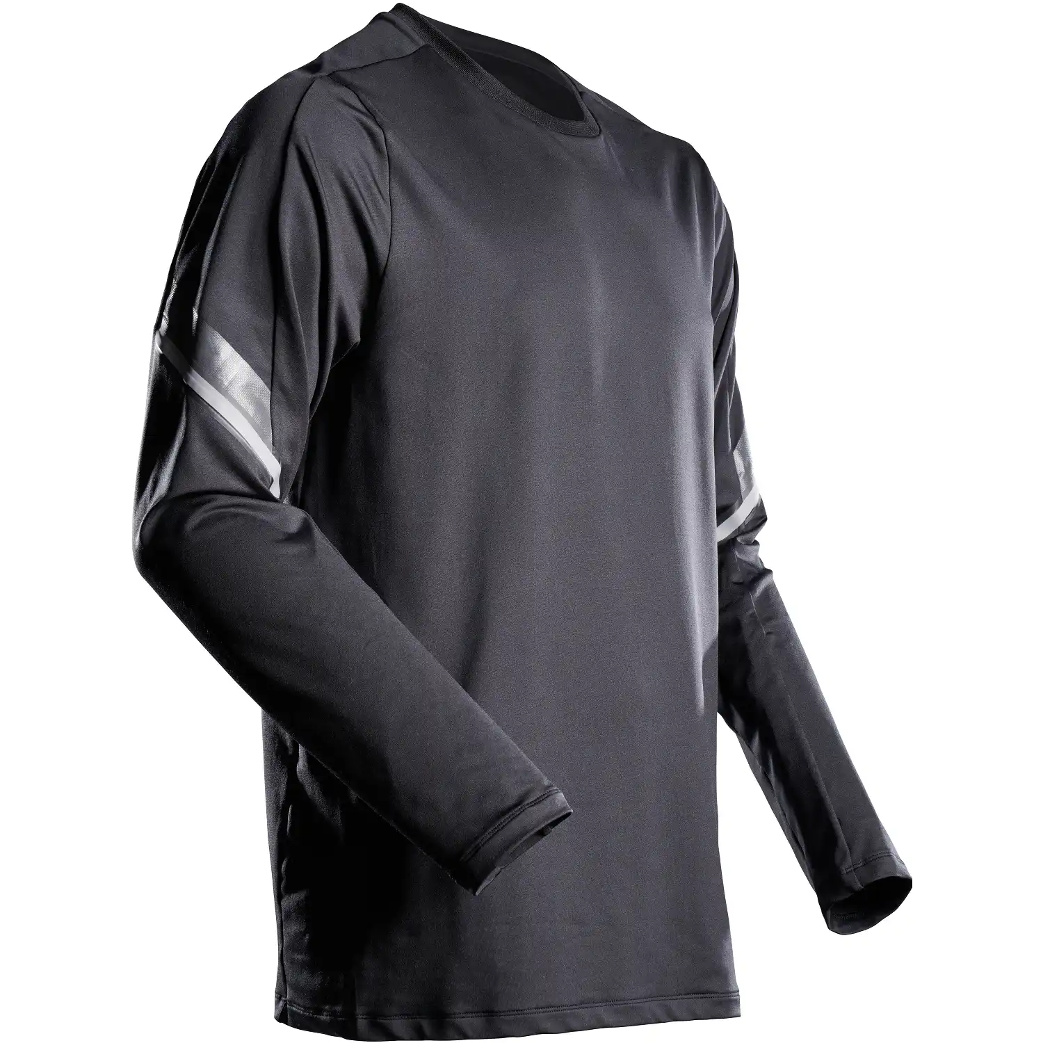 Langarmshirt "22281-461" Customized in schwarz, XXL - Thumbnail 1