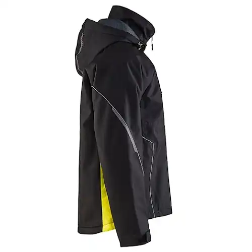 Funktions Winterjacke "4890" in schwarz/gelb, XXL - Thumbnail 4