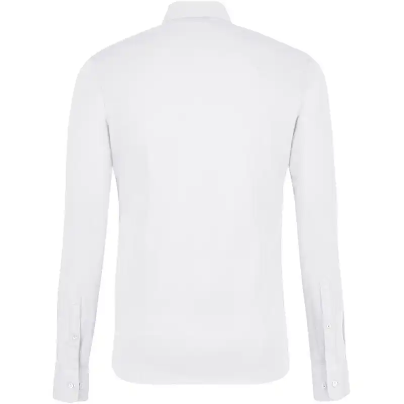 Hemd "COTTON TEC" 137 langarm in L, Weiß - Thumbnail 2