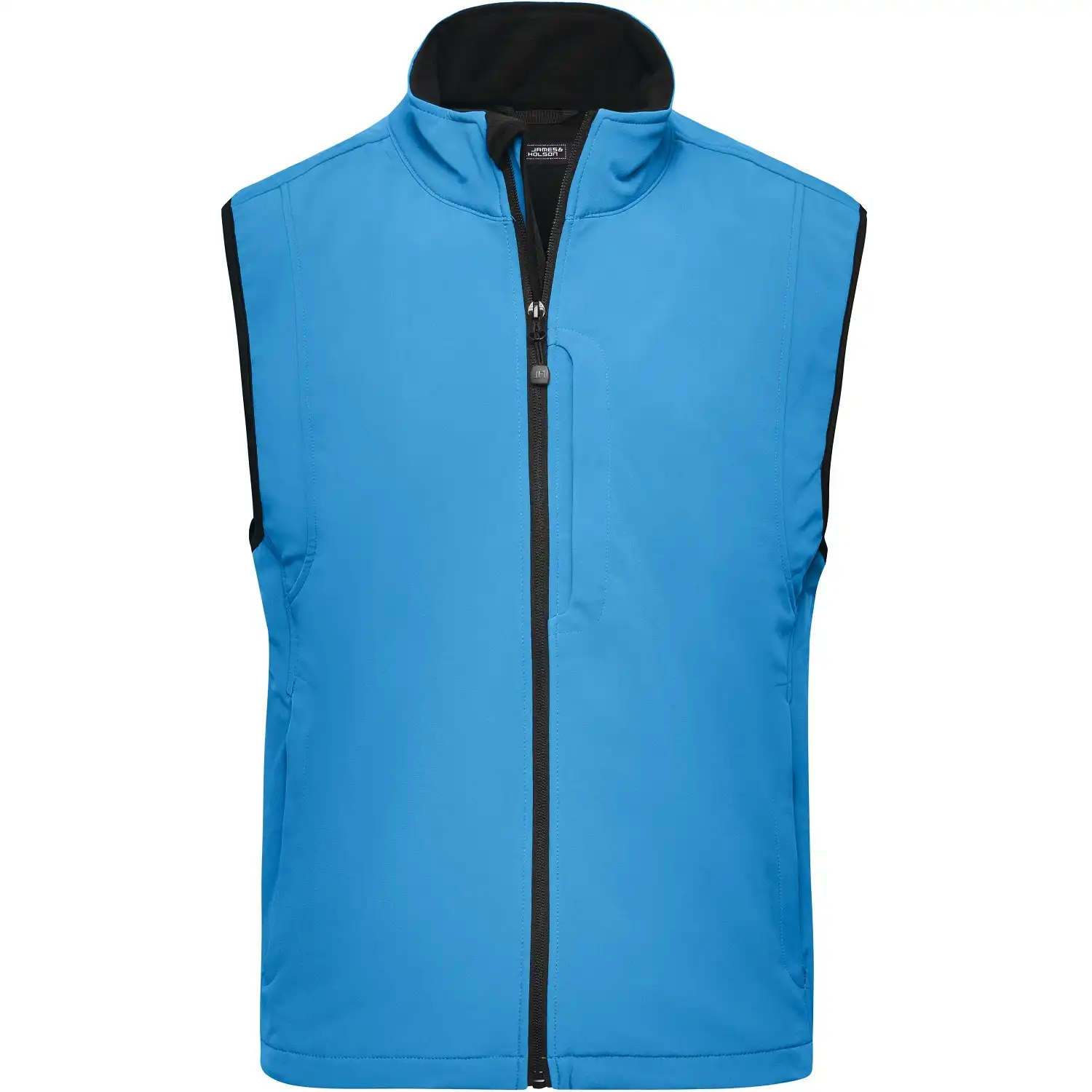 Softshellweste "JN136" in aqua, 3XL - Bild 1