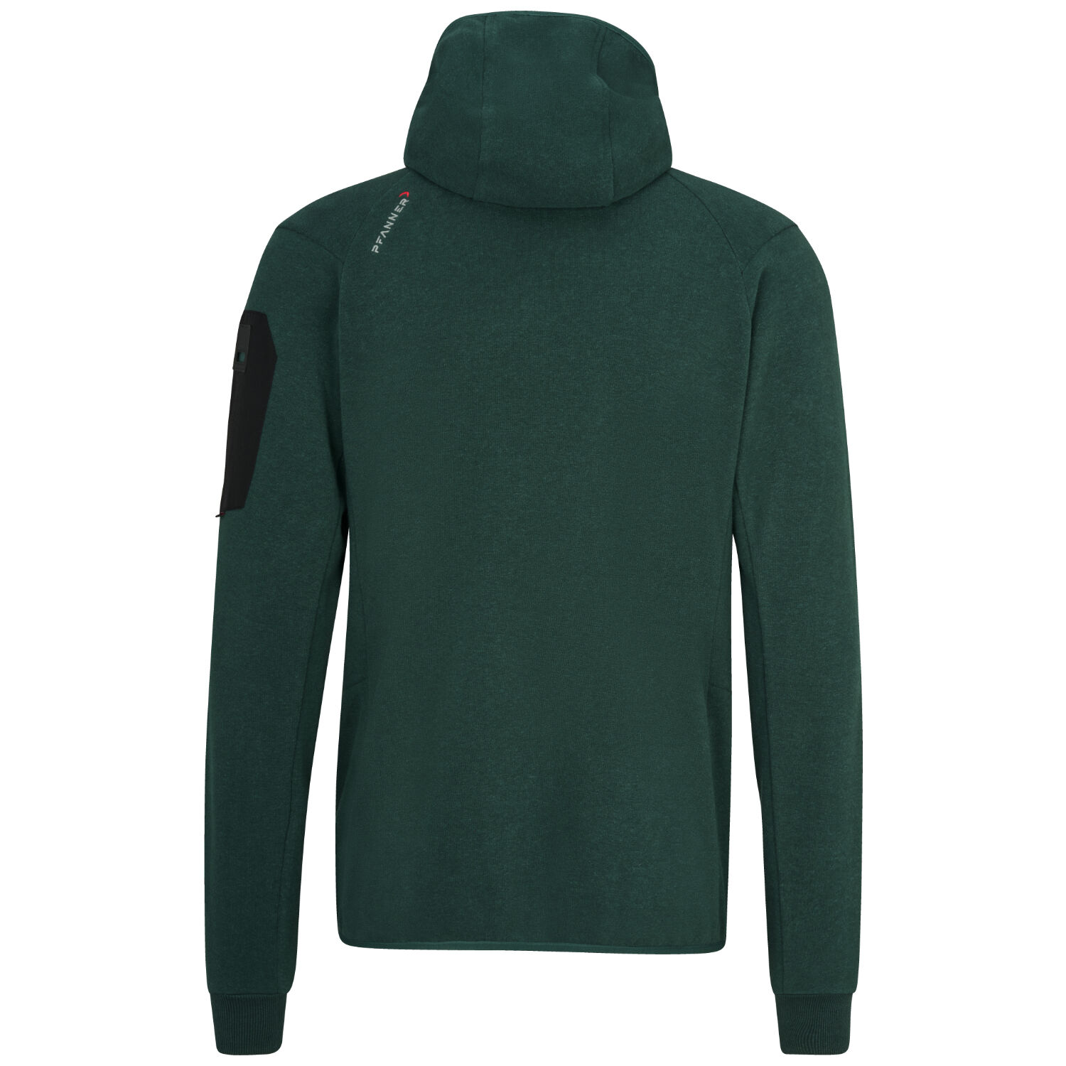 Sweatjacke "HEMP" in waldgrün, XS - Thumbnail 2