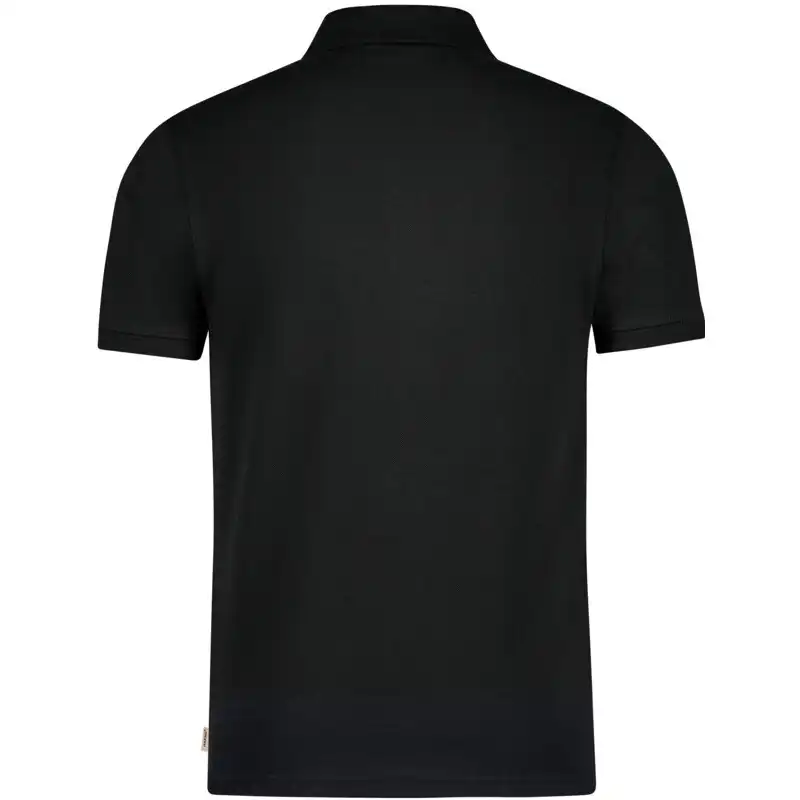 Polo-Shirt "GOTS" Bio-Baumwolle 501 in schwarz, L - Thumbnail 2