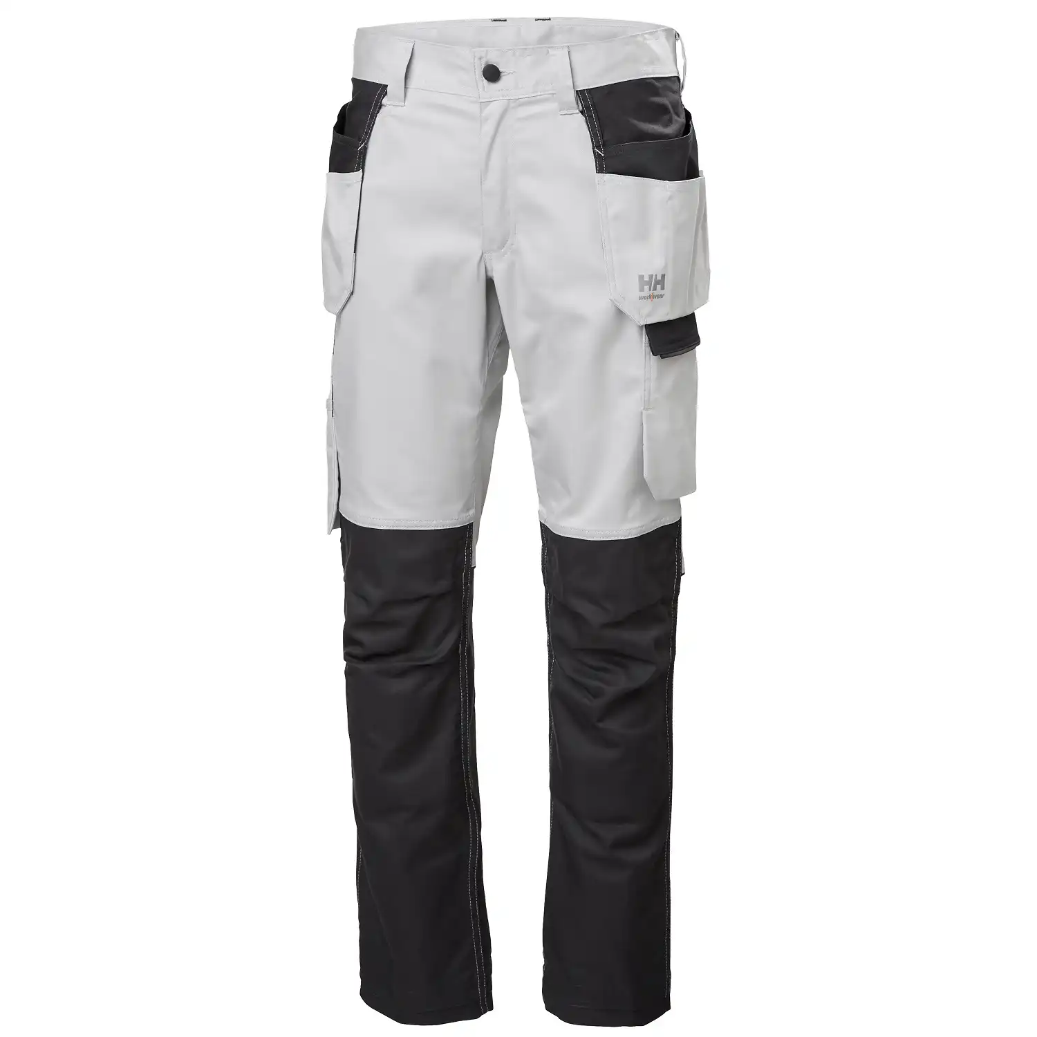 Handwerkerhose "MANCHESTER" in nebelgrau/schwarz, C52 - Thumbnail 1