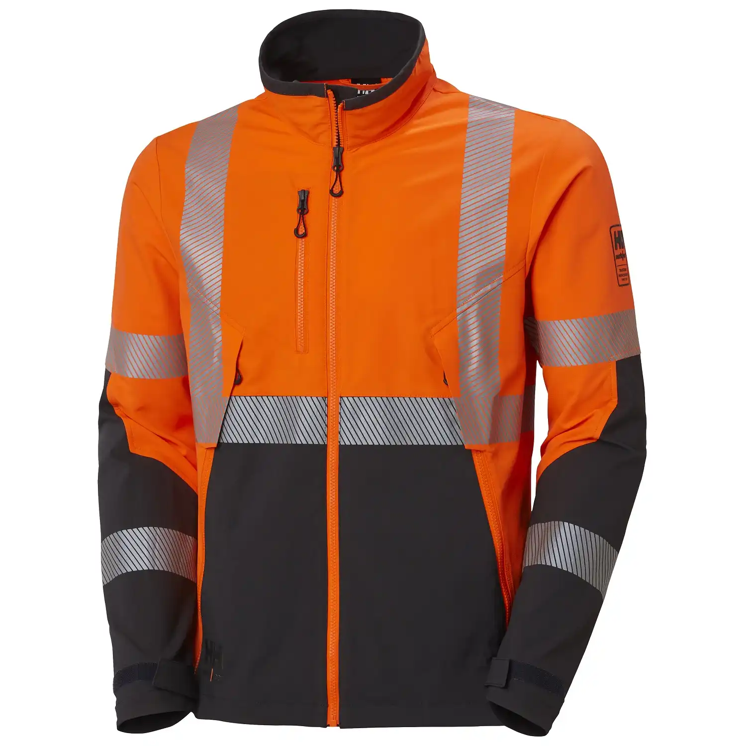 Warnschutz Stretch-Bundjacke ICU BRZ in orange/schwarz, XS - Thumbnail 1