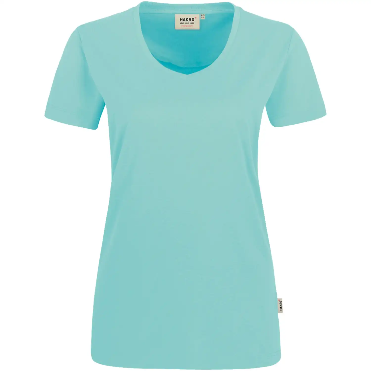 Damen V-Shirt "PERFORMANCE" 181 in ice-green, L - Bild 1