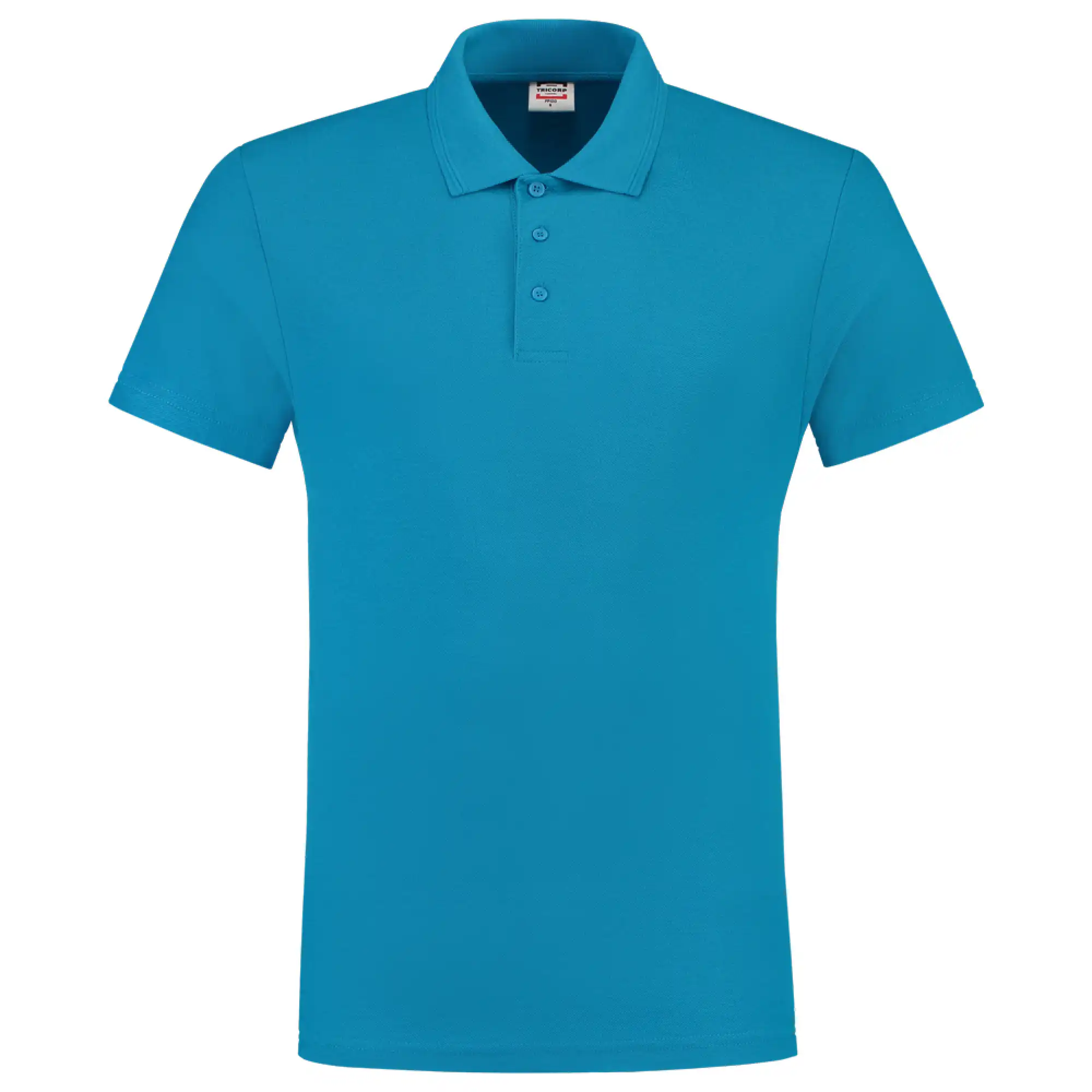 Polo-Shirt "201003" Casual in turquoise, M - Thumbnail 1