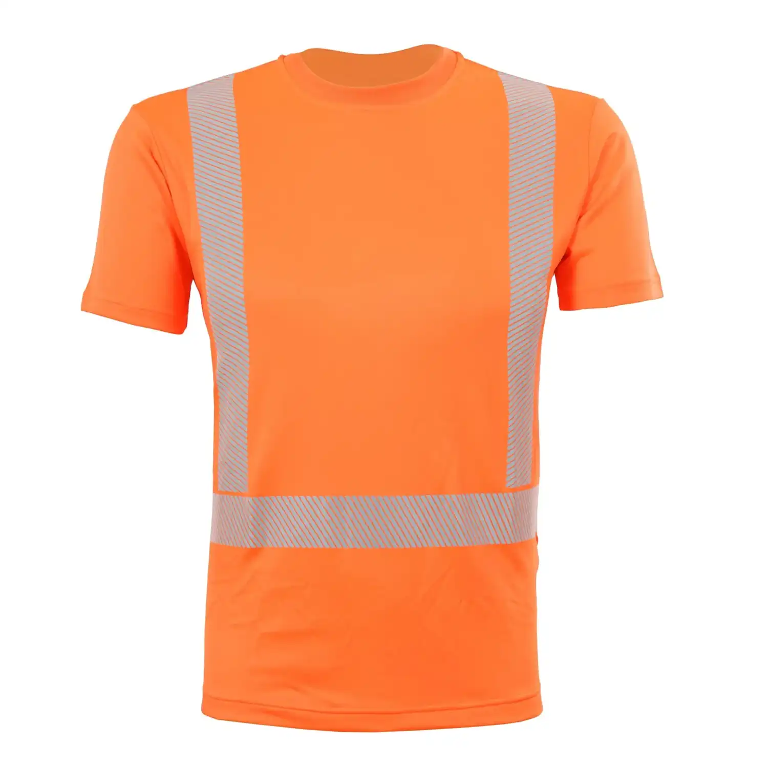 T-Shirt Lyocell "ALLROUND WARNSCHUTZ" in warnorange, XS - Thumbnail 1