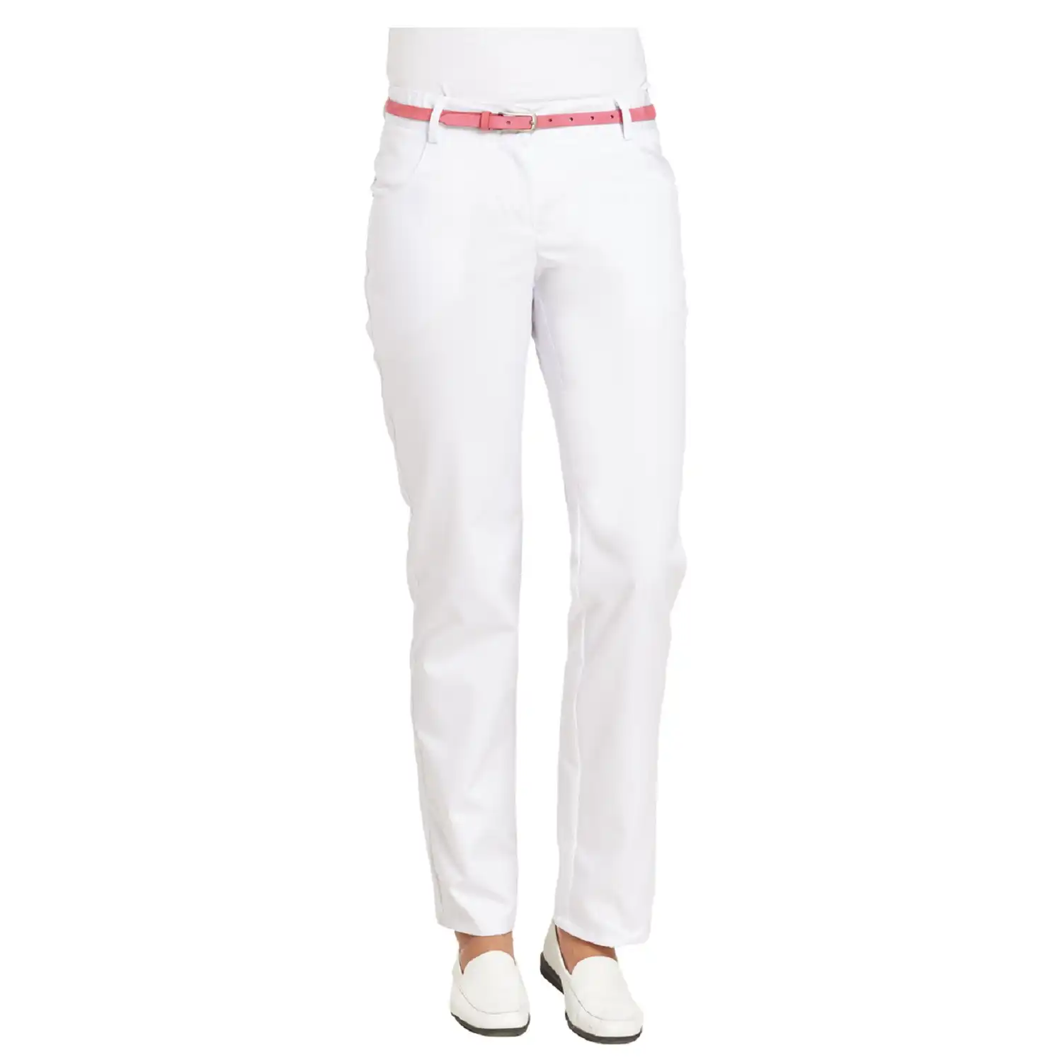 Damen-Bundhose Classic-Fit "08/6970" in 104, Weiß - Thumbnail 1