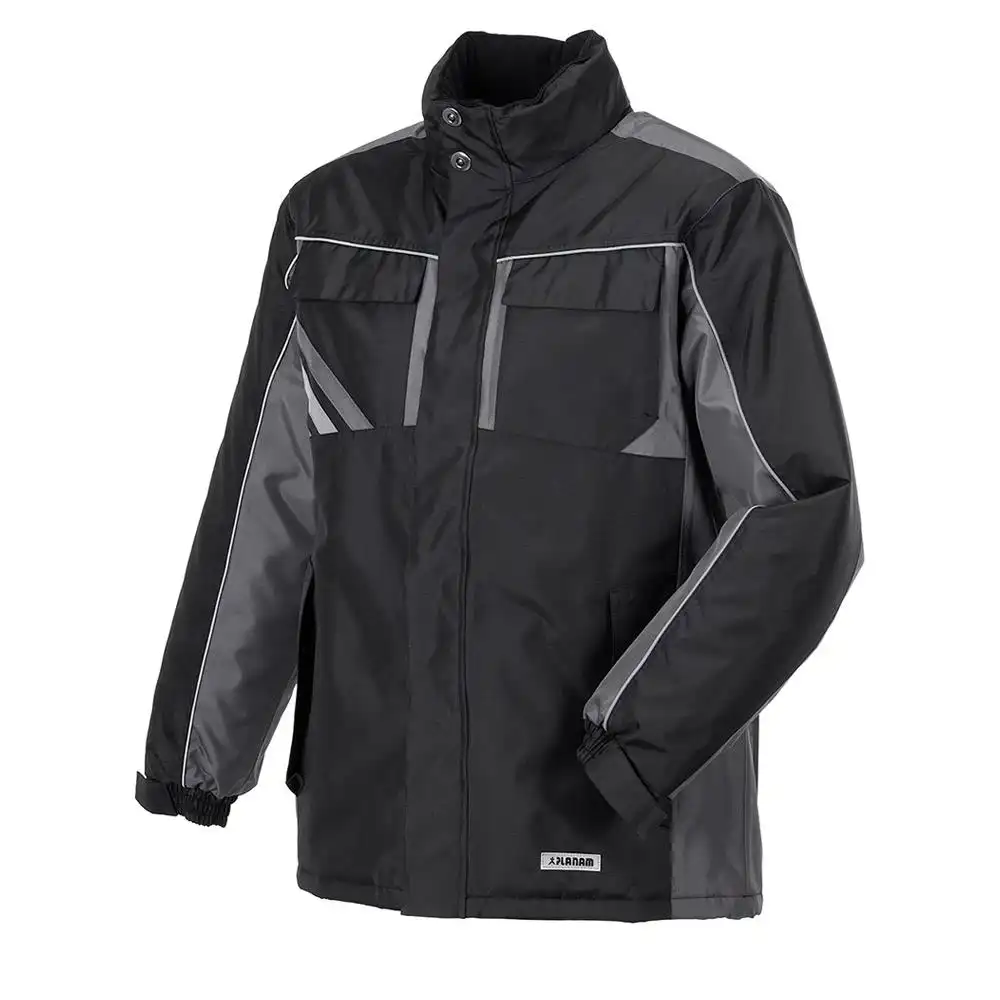 Winterjacke "HIGHLINE" in schwarz/schiefer/zink, M - Thumbnail 1