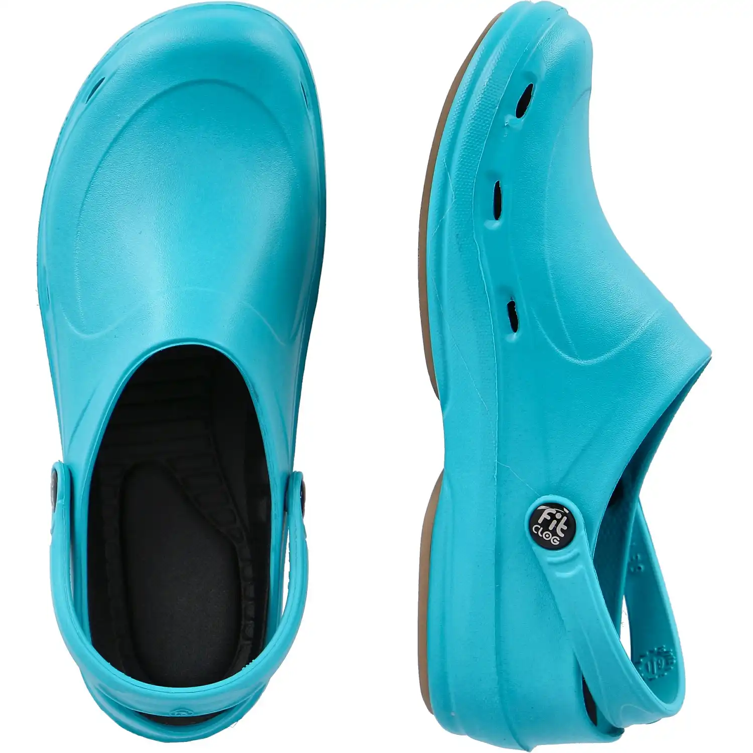 Damen Clogs OB "BASIC Türkis"  in 39 - Thumbnail 2