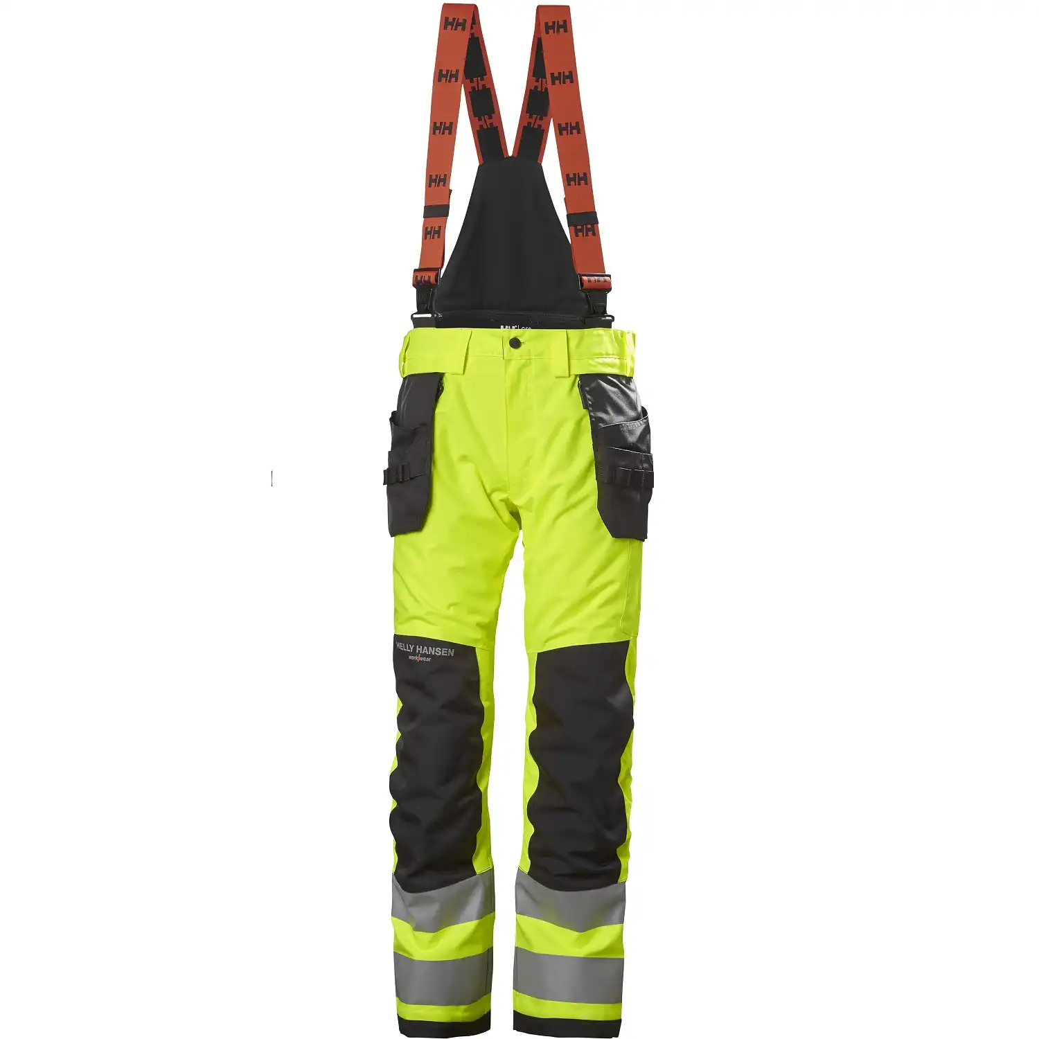 Warnschutz Regen-Handwerkerhose "ALNA 2.0" in gelb/schwarz, C44 - Thumbnail 1
