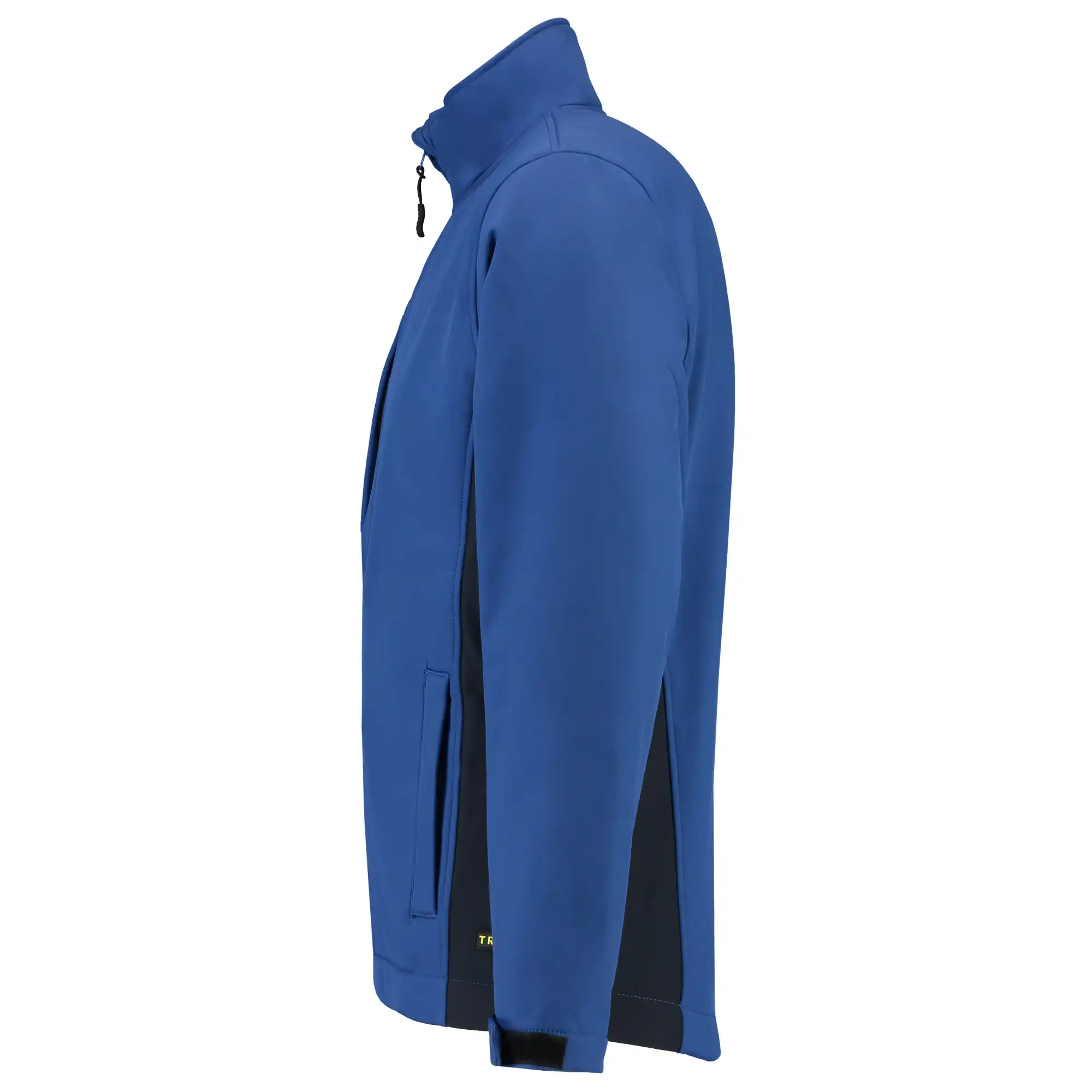 Softshelljacke Bicolor "402002" Workwear in XS, royal blue/navy - Thumbnail 3