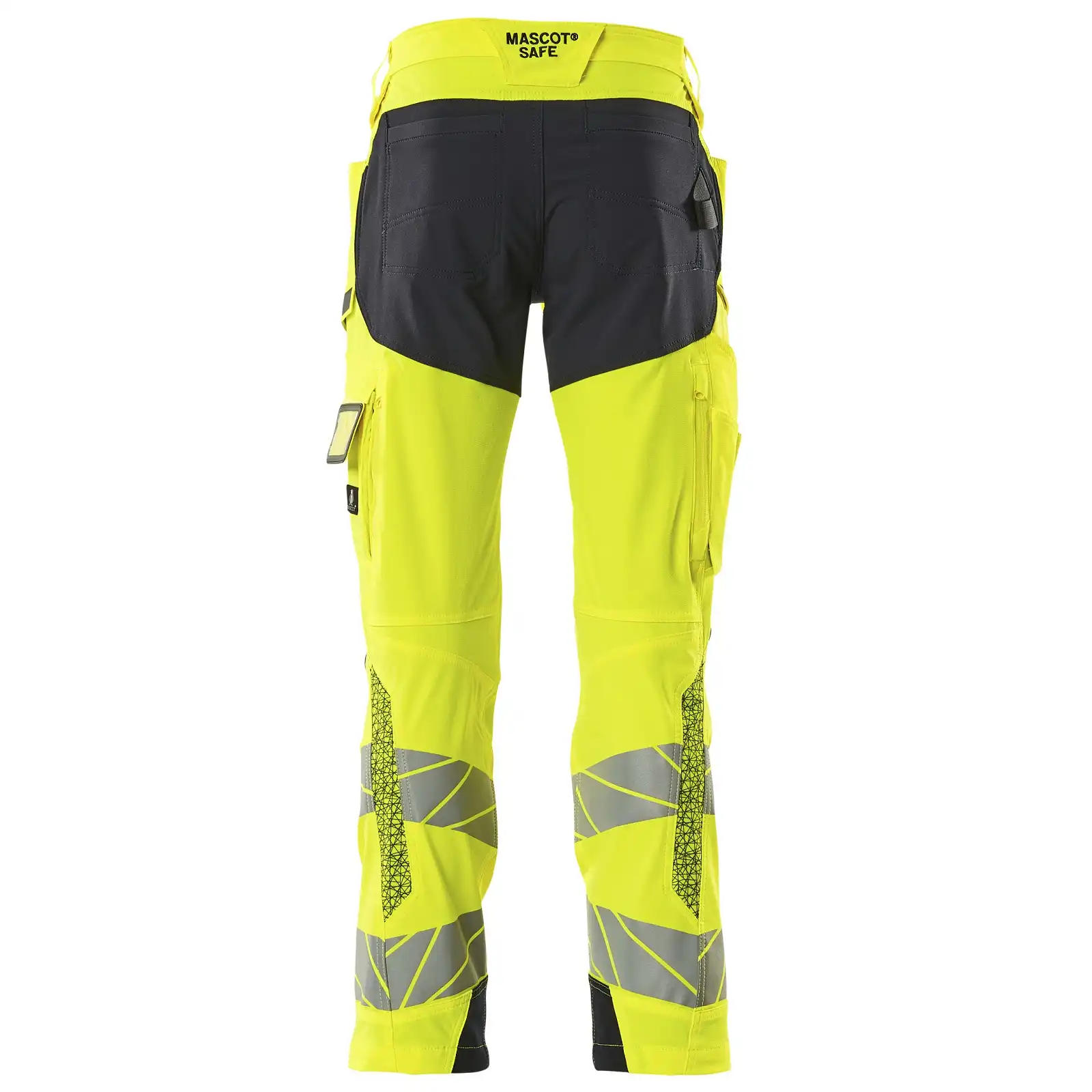 Warn Stretchbundhose Kl.2 ACCELERATE SAFE  in gelb/schwarzblau, 76C46 (EU 23) - Thumbnail 2