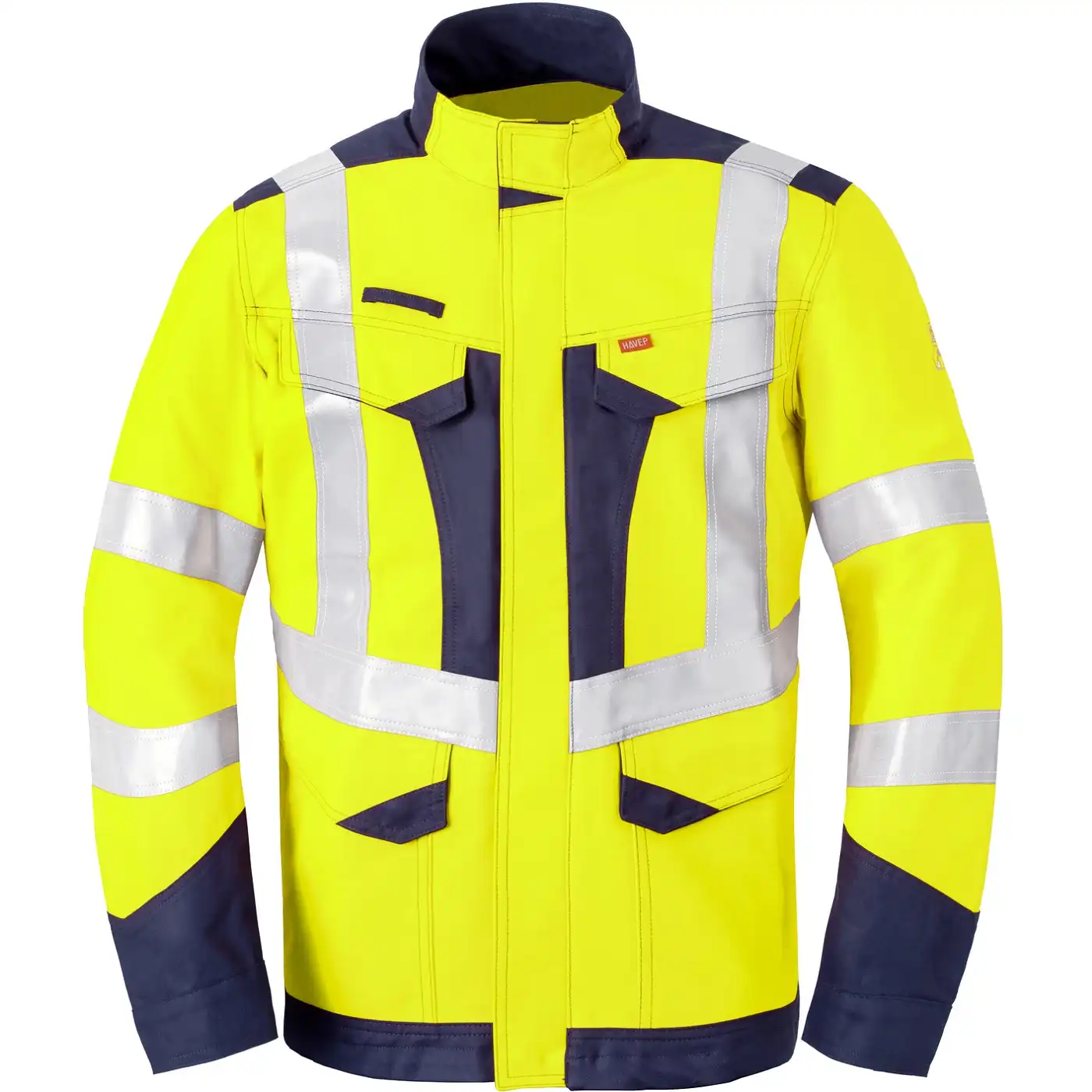 Multinorm Bundjacke "50247" Multi Shield in gelb/marine, L - Bild 1