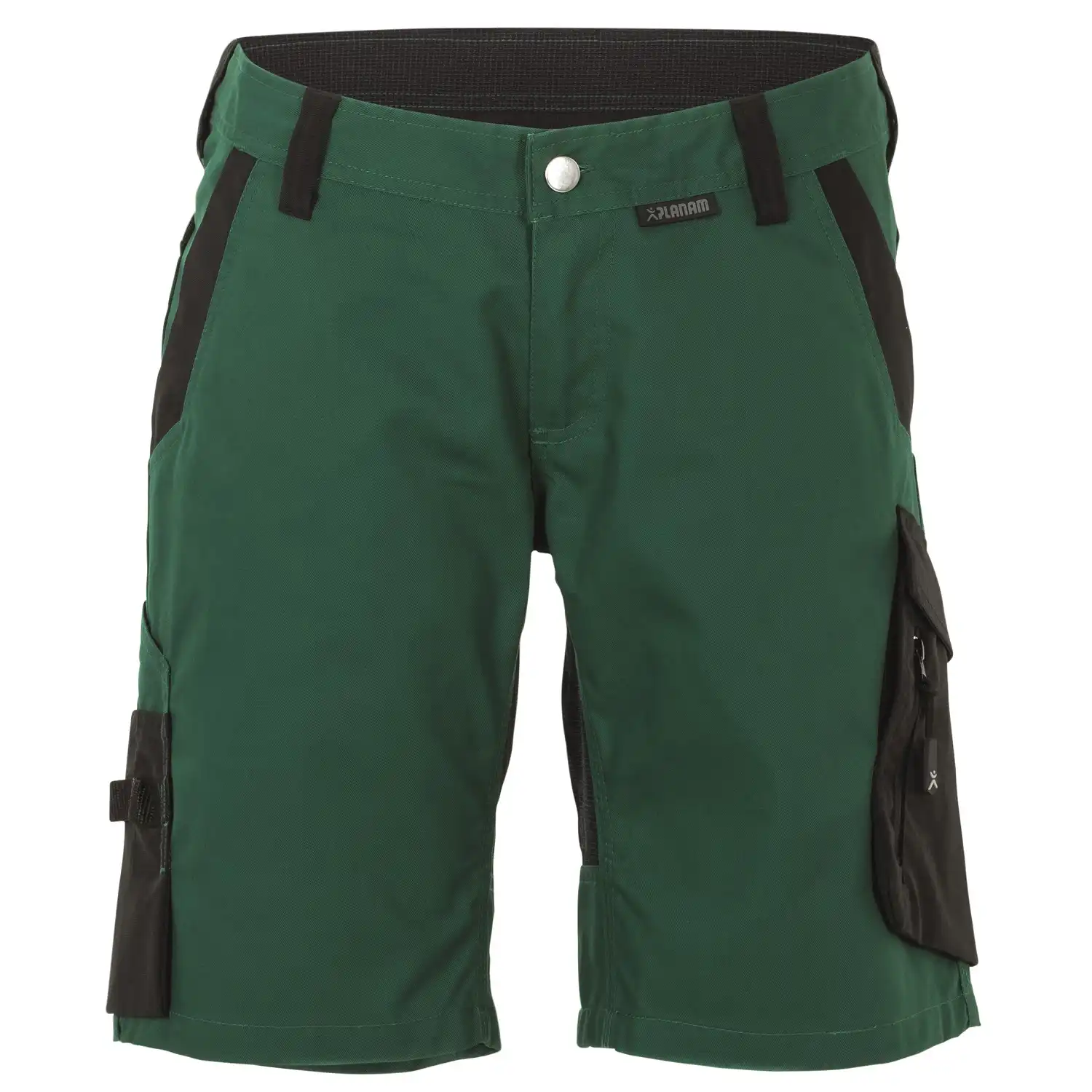 Damen Stretch-Shorts "Norit" in grün/schwarz, M - Bild 1