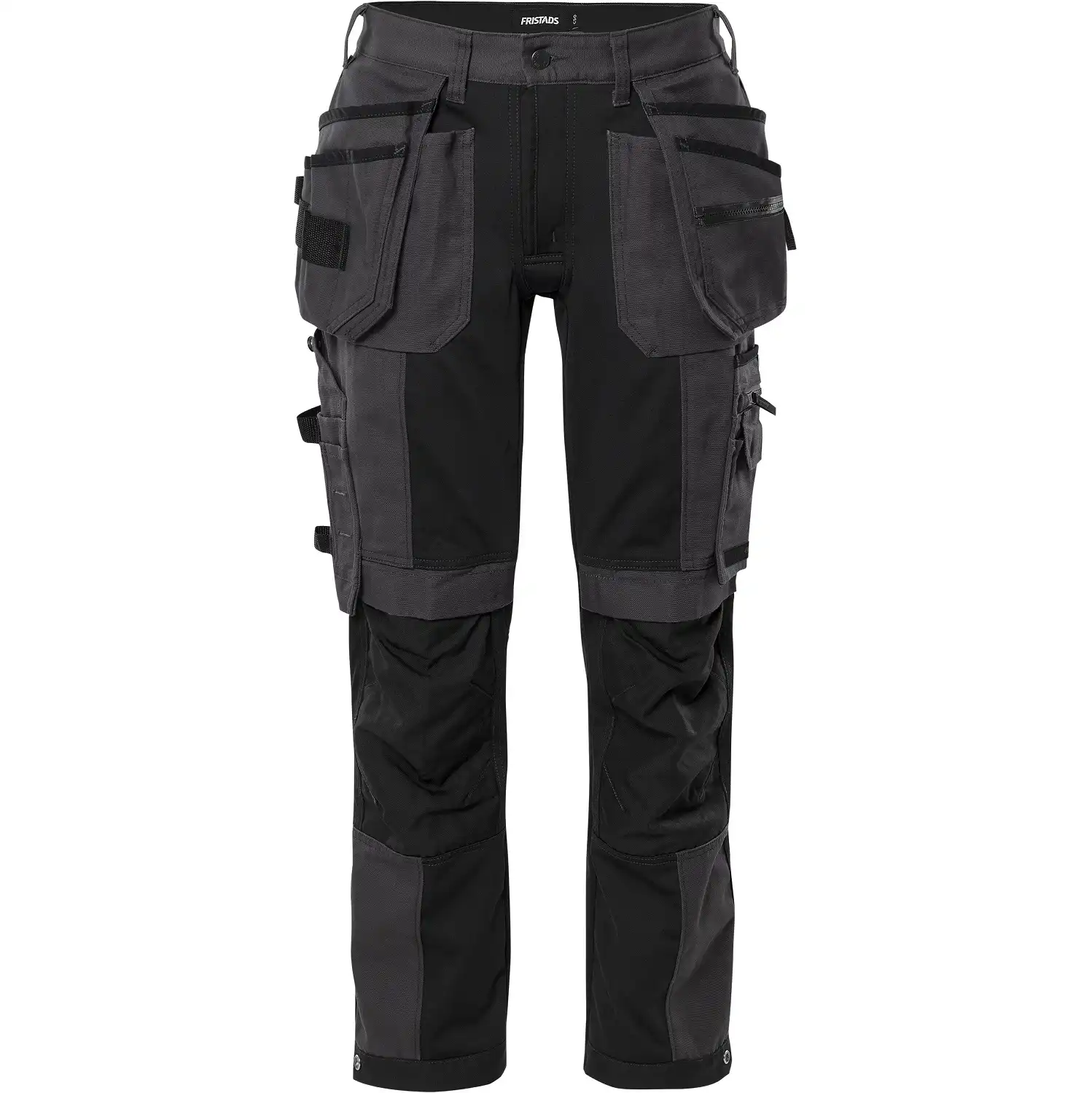 Stretch Handwerkerhose "2530 GCYD" Alnaryd in grau/schwarz, C48 - Thumbnail 1