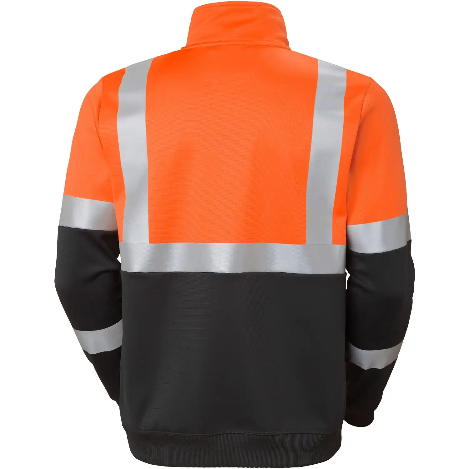 Warnschutz Zip-Sweatshirt "ADDVIS" in orange/schwarz, 5XL - Thumbnail 2