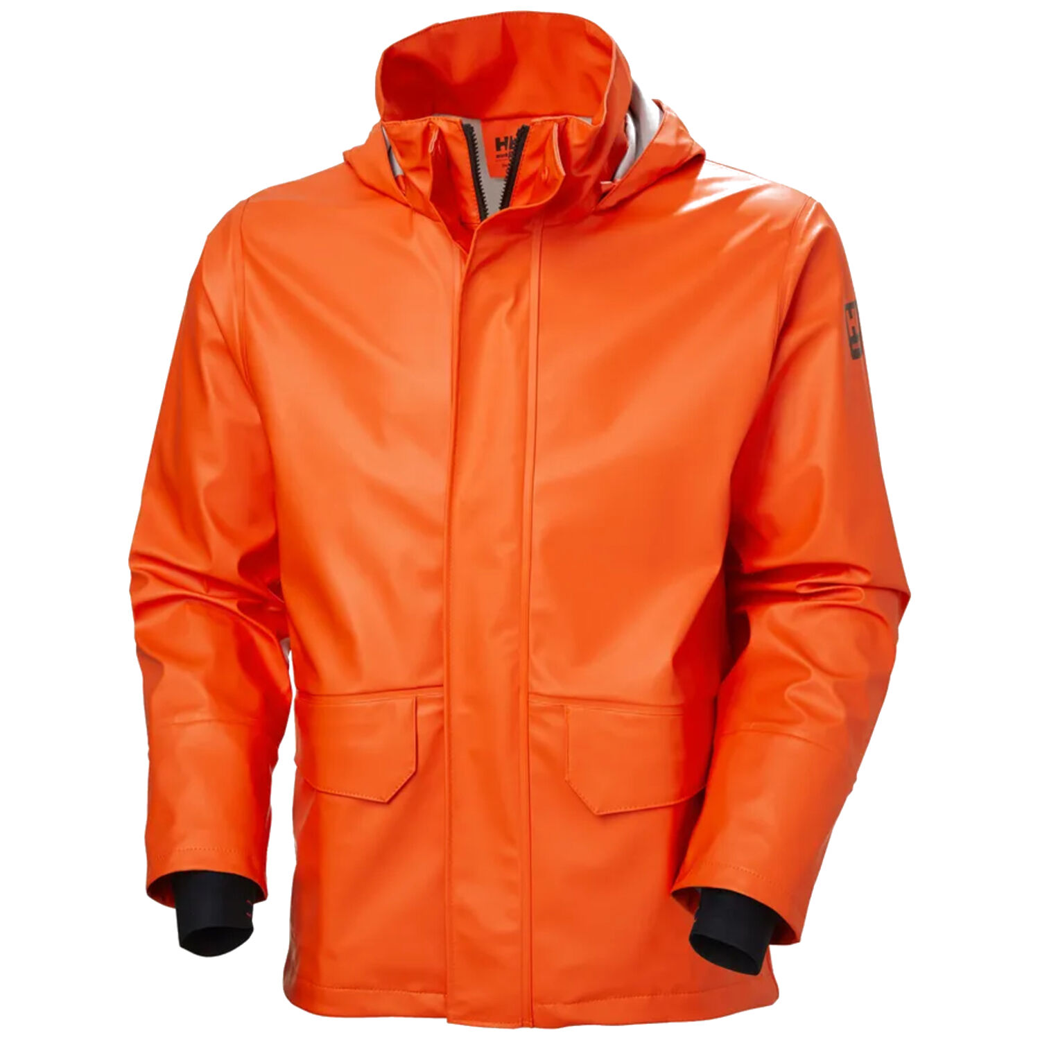 PU-Regenjacke "GALE" in Orange, XXL - Thumbnail 1