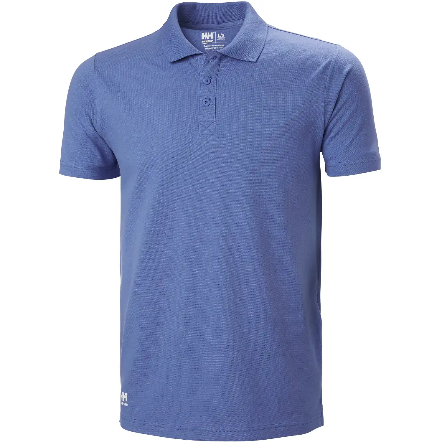 Polo-Shirt "MANCHESTER" in steinblau, M - Thumbnail 1