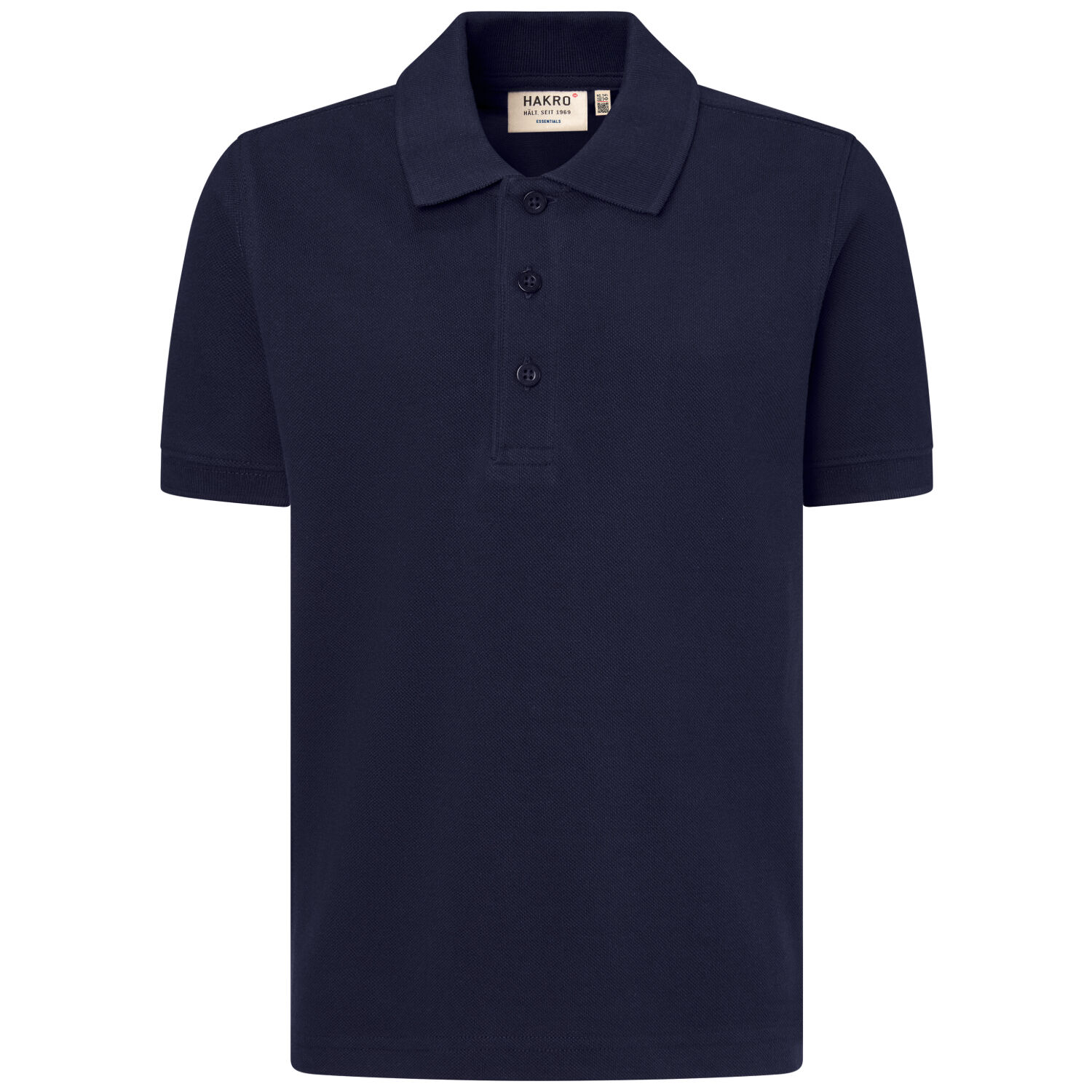 Kinder Poloshirt Bio-Baumwolle "545" in tinte, 110/116 - Thumbnail 1