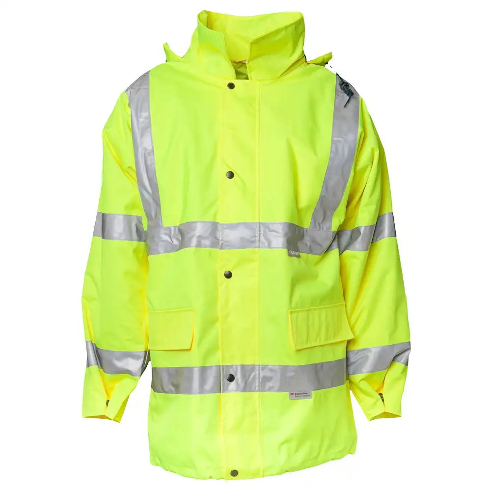 Warnschutz Winter-Parka "UNI" in uni gelb, 4XL - Thumbnail 1