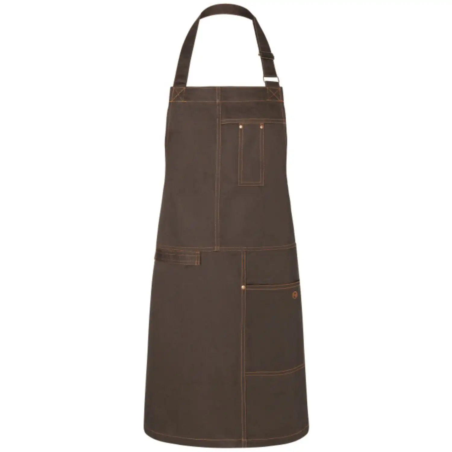 Latzschürze Urban Casual "LS 35" in chocolate - Thumbnail 1