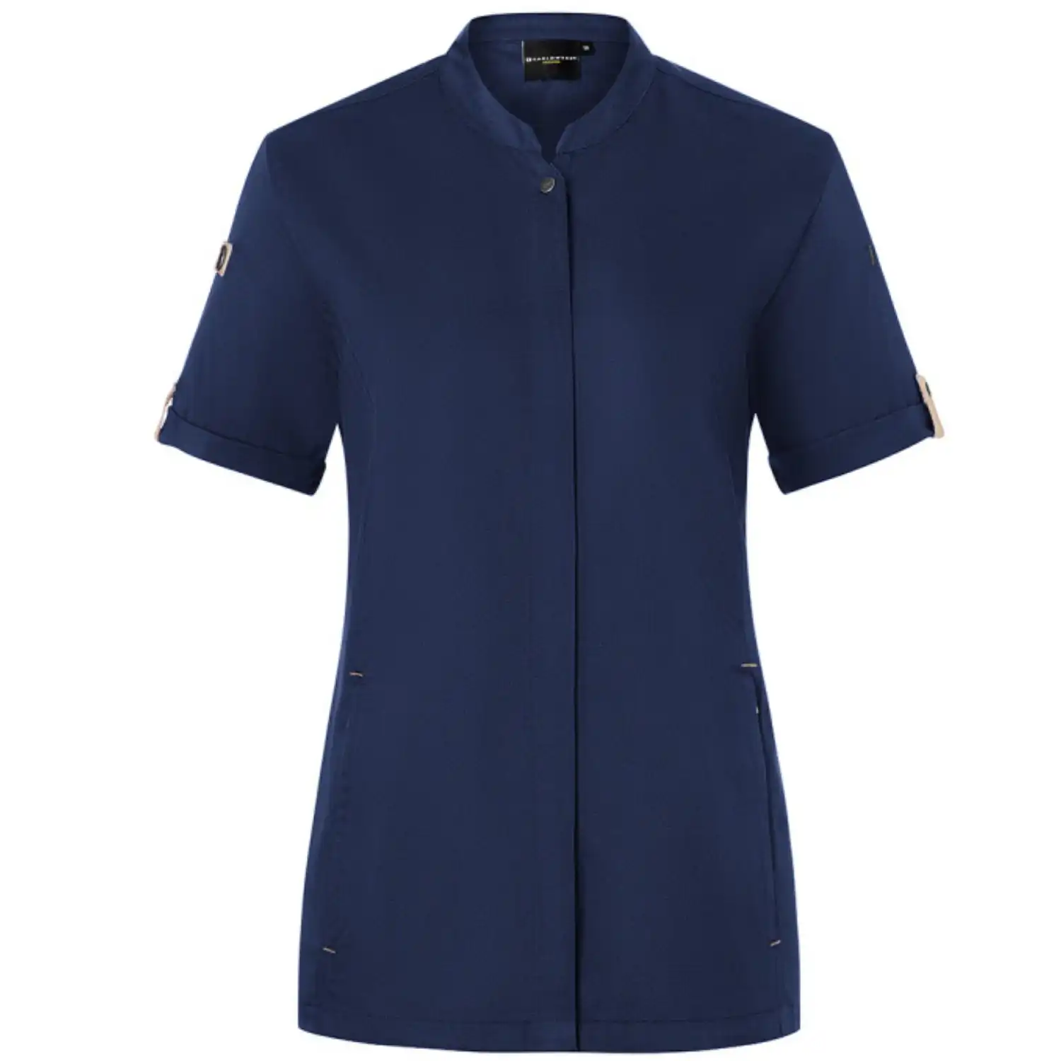 Damen Kochjacke "JF 27" in stahlblau, 34 - Thumbnail 1