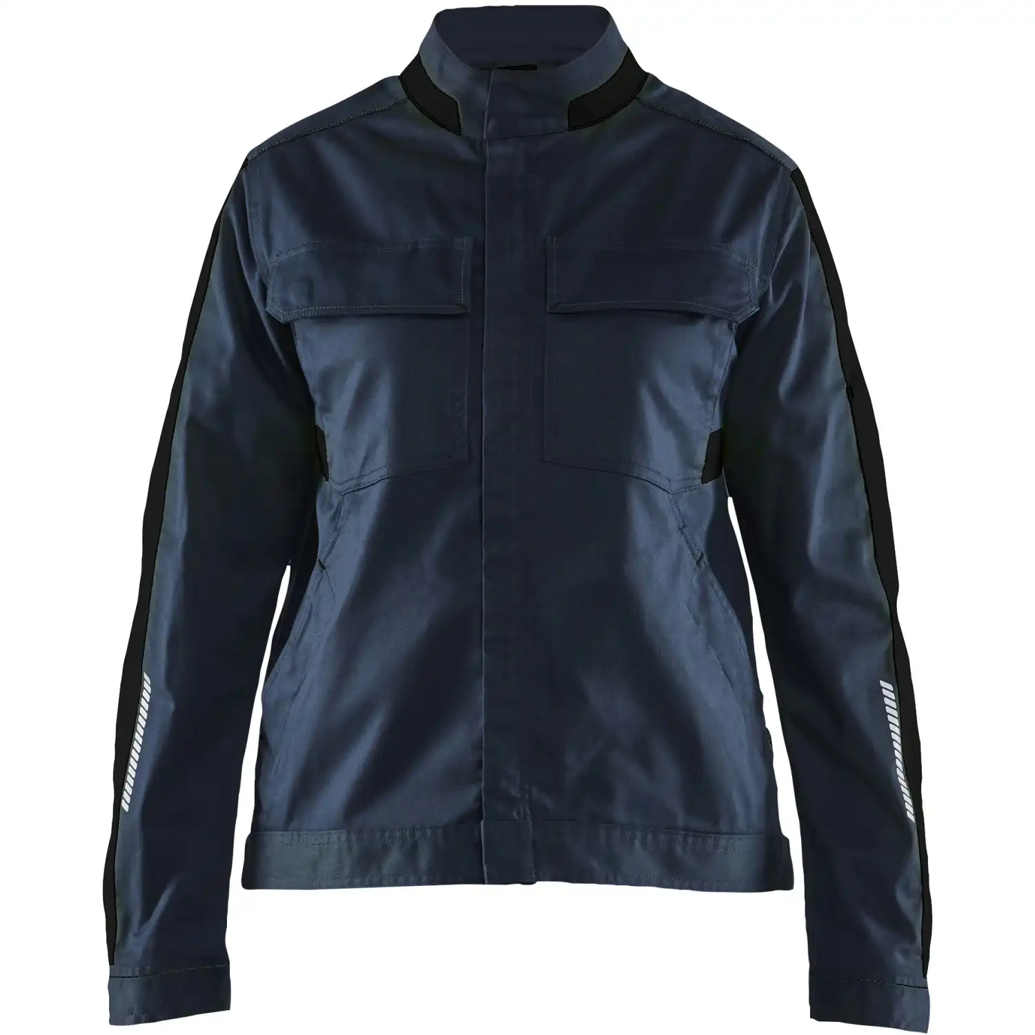 Damen Stretch Bundjacke "4443" Industrie in Dunkelmarine/Schwarz, 3XL - Thumbnail 1