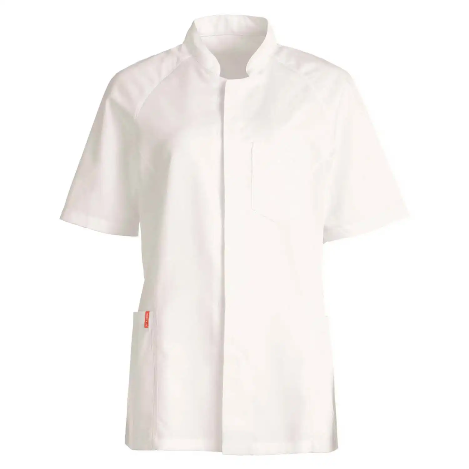 Unisex Kasack "15330" TENCEL™ in L, Weiß - Thumbnail 1